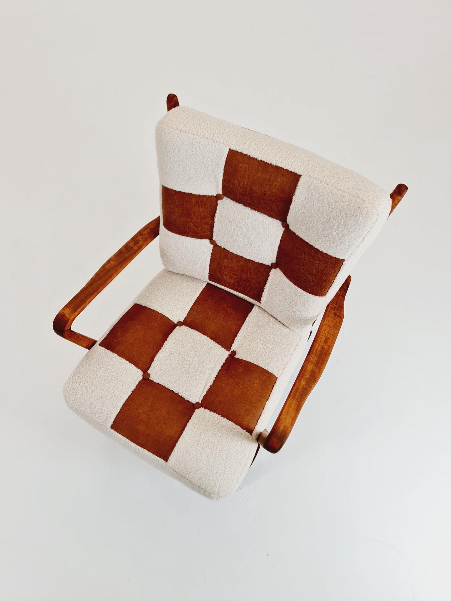 Rare Midcentury German club lounge chair, 1950s
