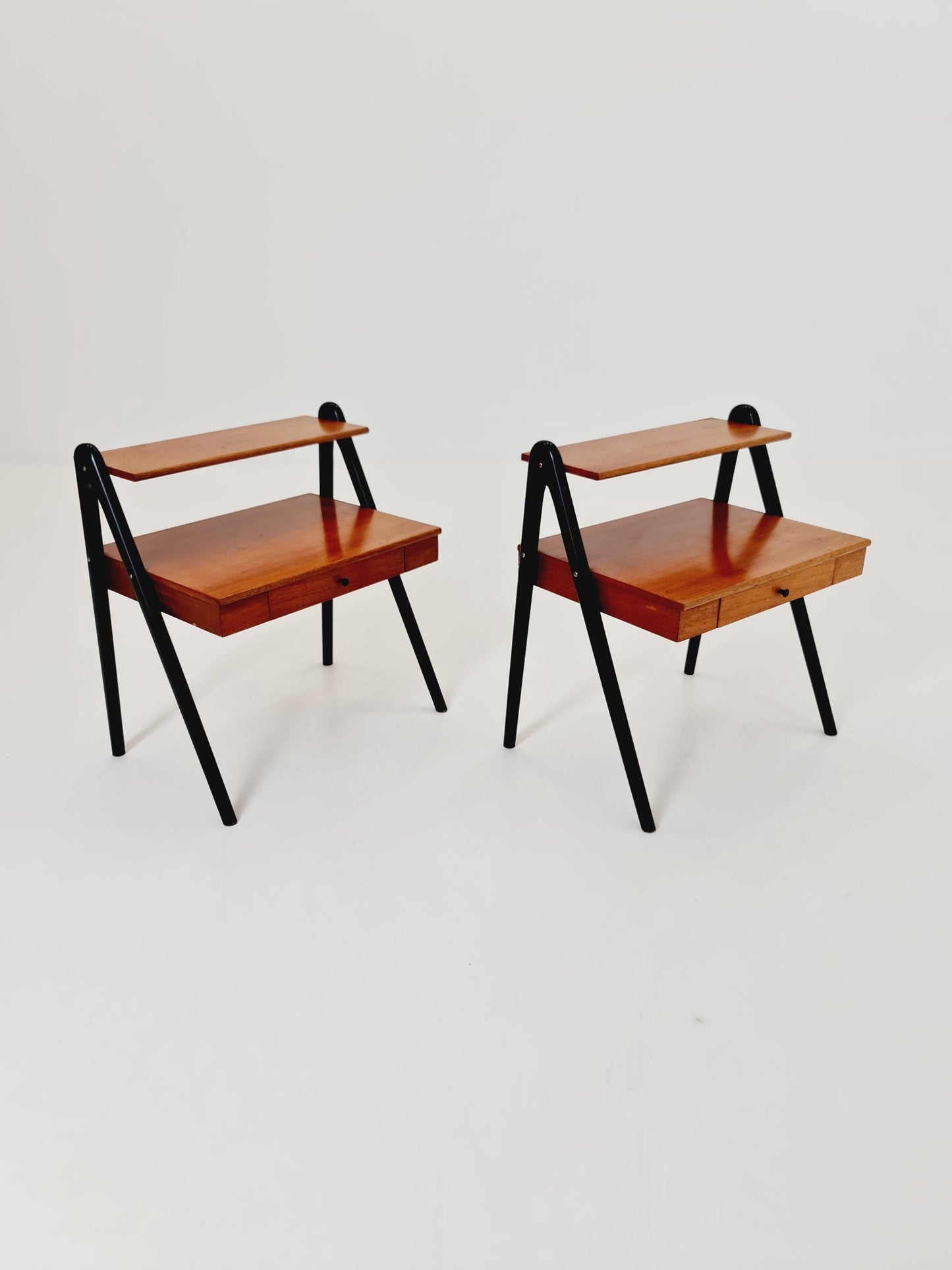 Pair of Midcentury Swedish Vintage Side table/ Bedside table, 1960s