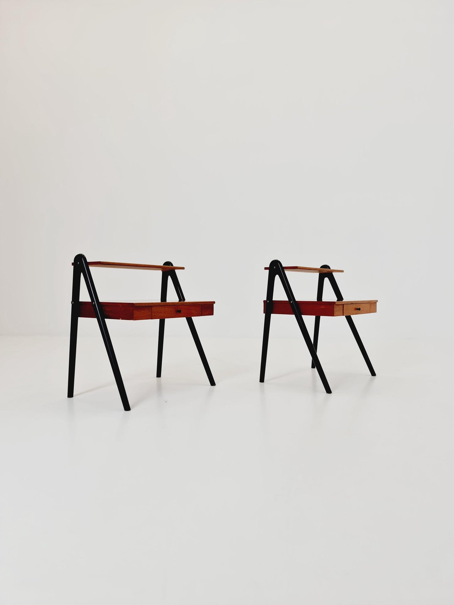 Pair of Midcentury Swedish Vintage Side table/ Bedside table, 1960s