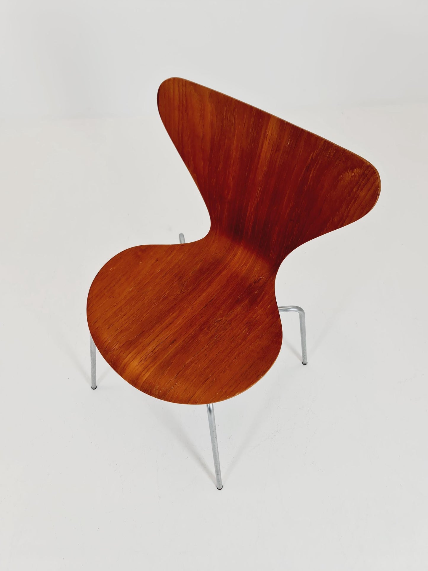 Vintage Teak 3107 Dining Chairs by Arne Jacobsen for Fritz Hansen, 1960s,