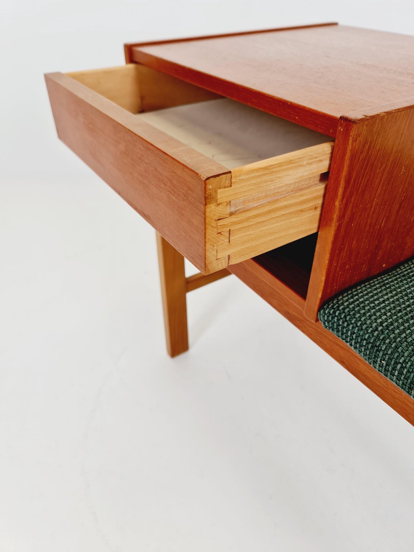 Danish teak telefon table/ hallway table By Jörgen Maahr/Otto Nielsen, 1960s