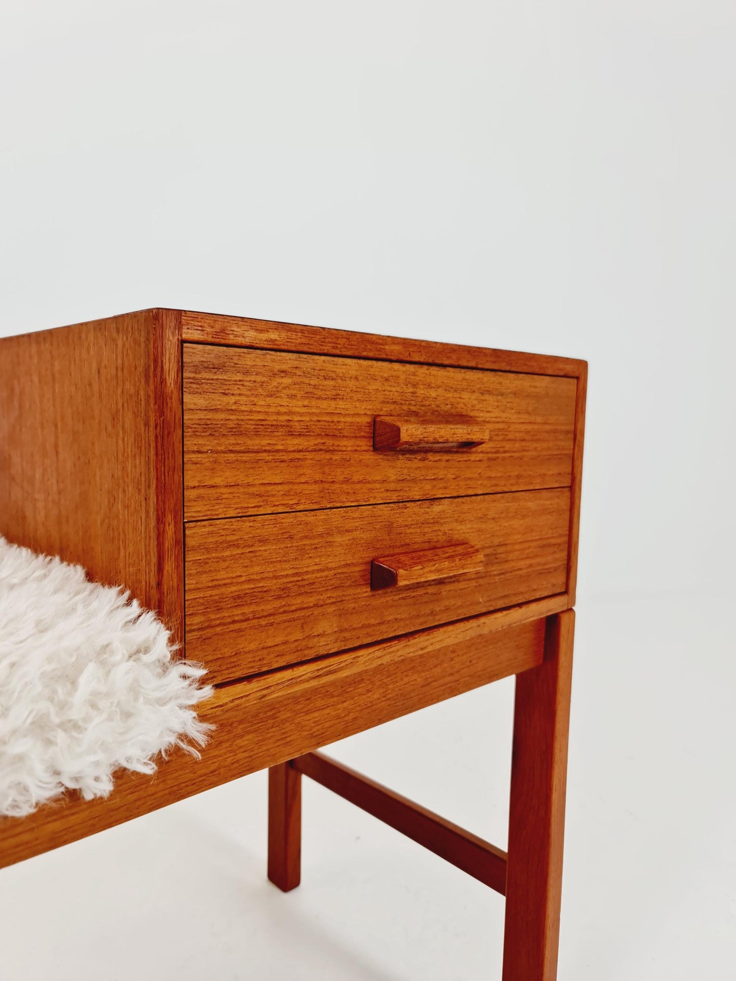 Danish teak telefon table/ hallway table By Jörgen Maahr/Otto Nielsen, 1960s