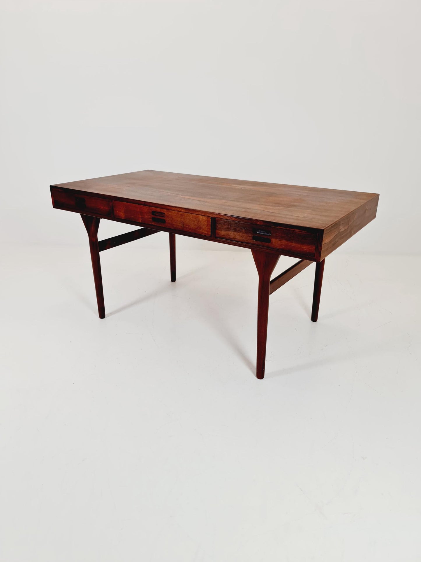 Rare Danish Rosewood Desk by Nanna Ditzel for SØREN WILLADSEN Møbelfabrik, 1960s