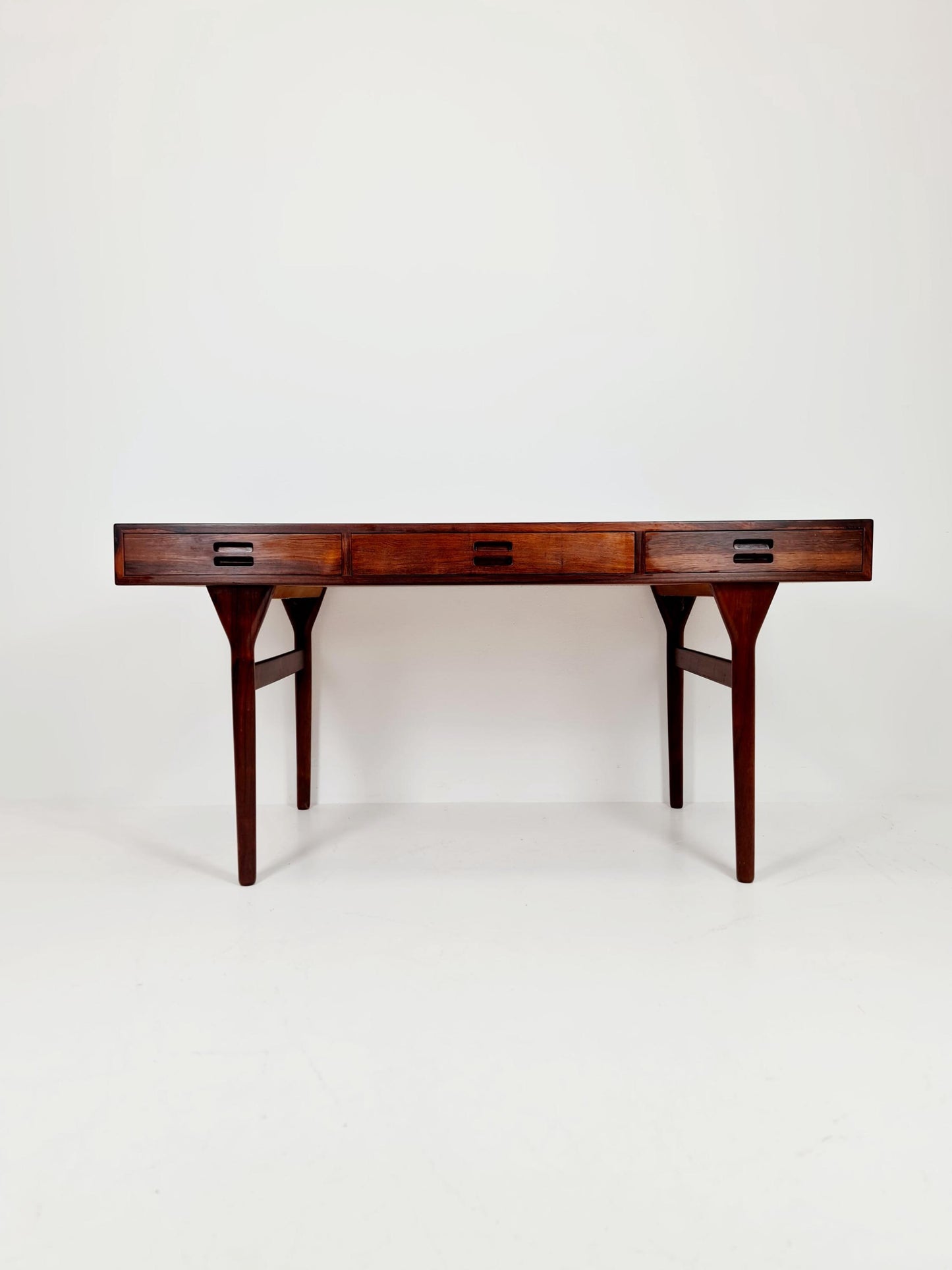 Rare Danish Rosewood Desk by Nanna Ditzel for SØREN WILLADSEN Møbelfabrik, 1960s