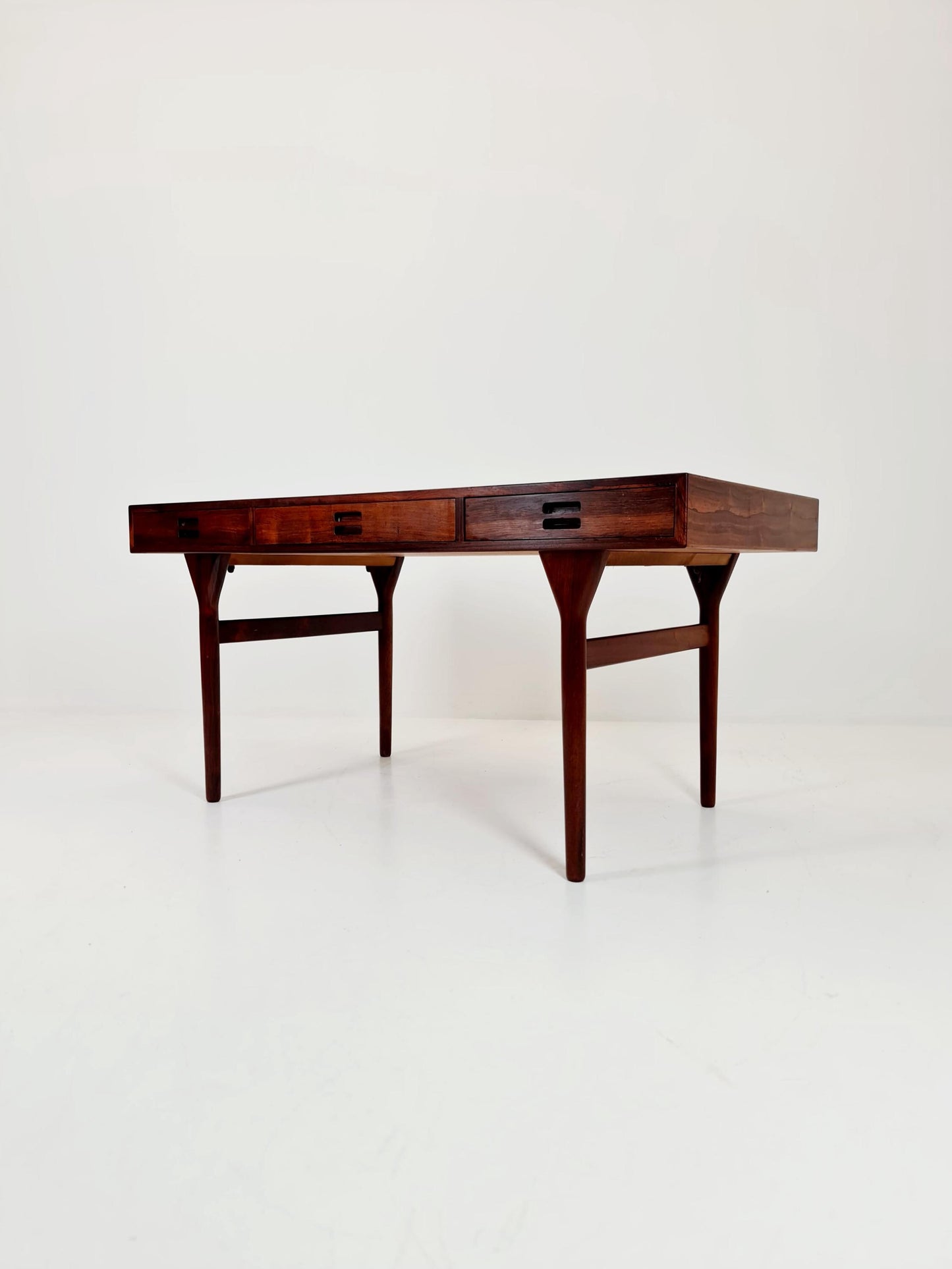 Rare Danish Rosewood Desk by Nanna Ditzel for SØREN WILLADSEN Møbelfabrik, 1960s