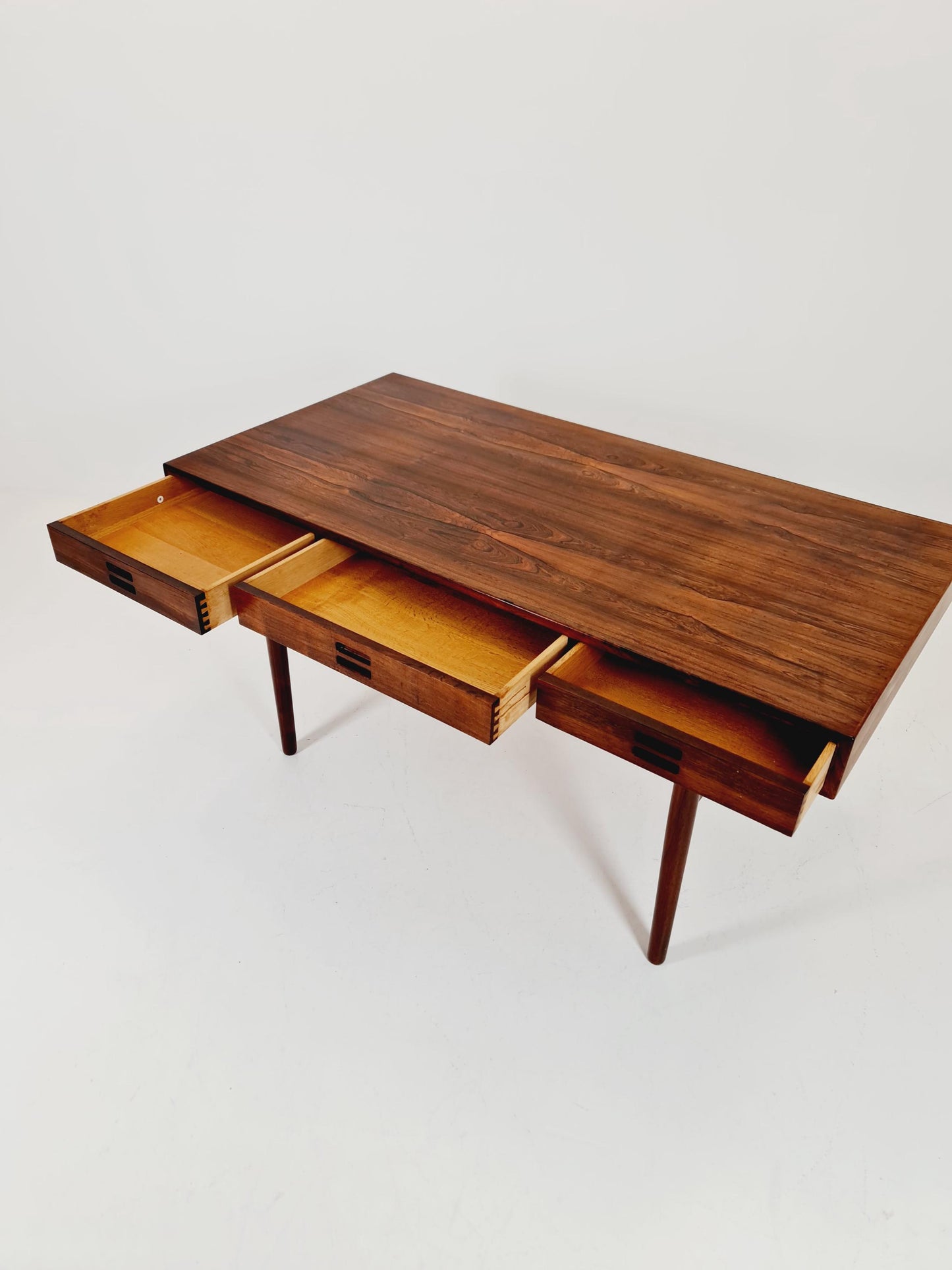Rare Danish Rosewood Desk by Nanna Ditzel for SØREN WILLADSEN Møbelfabrik, 1960s