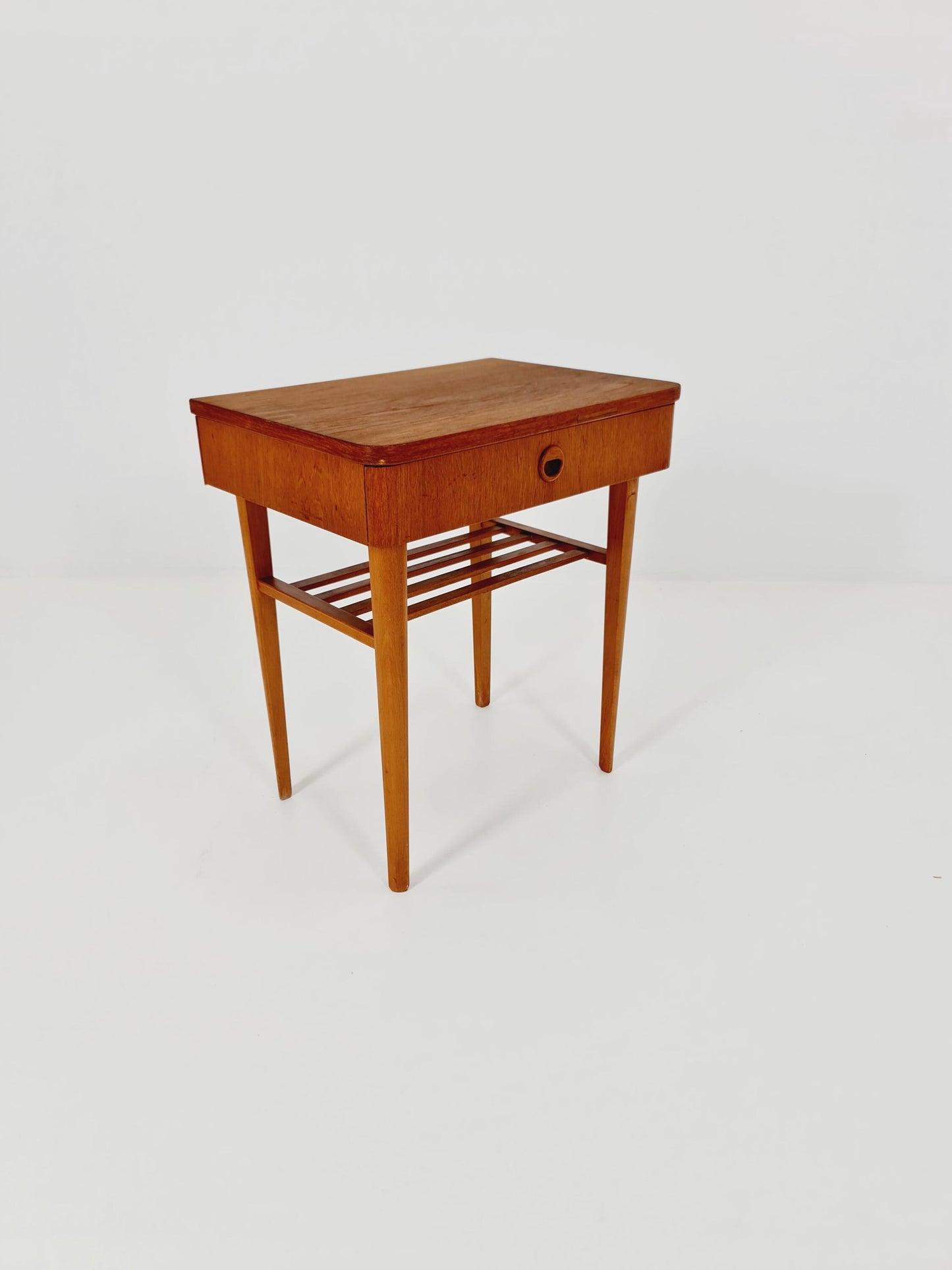 Midcentury danish Teak Vintage Side table straight from the sixties