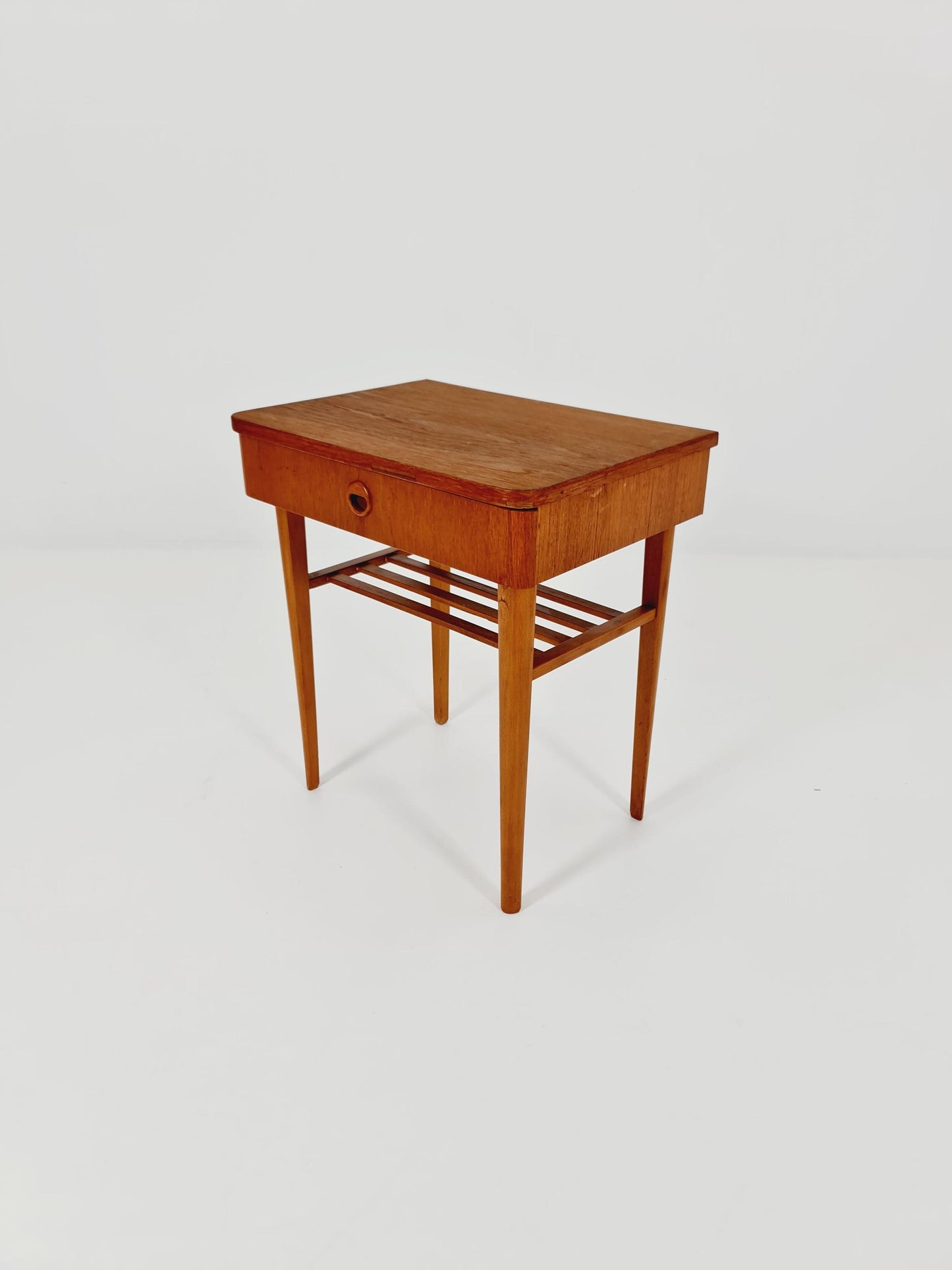 Midcentury danish Teak Vintage Side table straight from the sixties