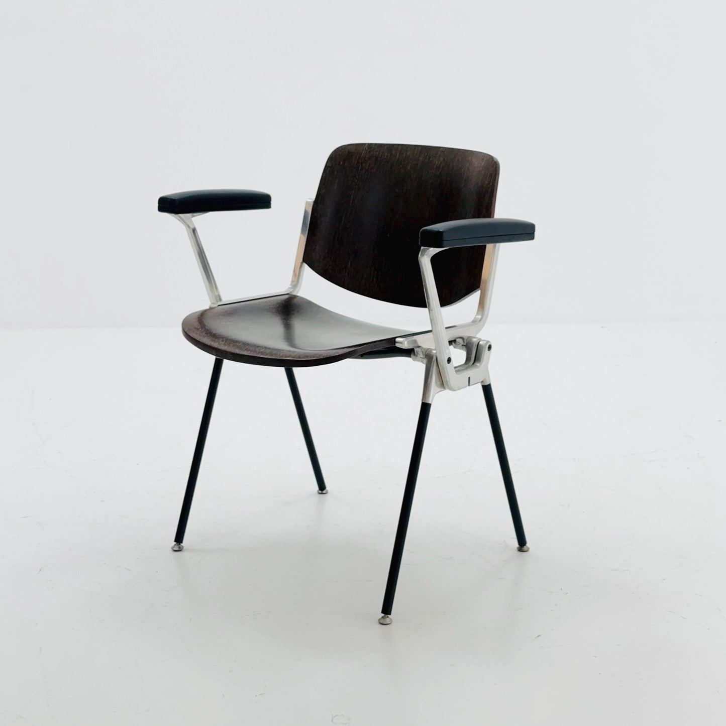 Mid Century Armchair by Giancarlo Piretti for Castelli 1980s Italy ,