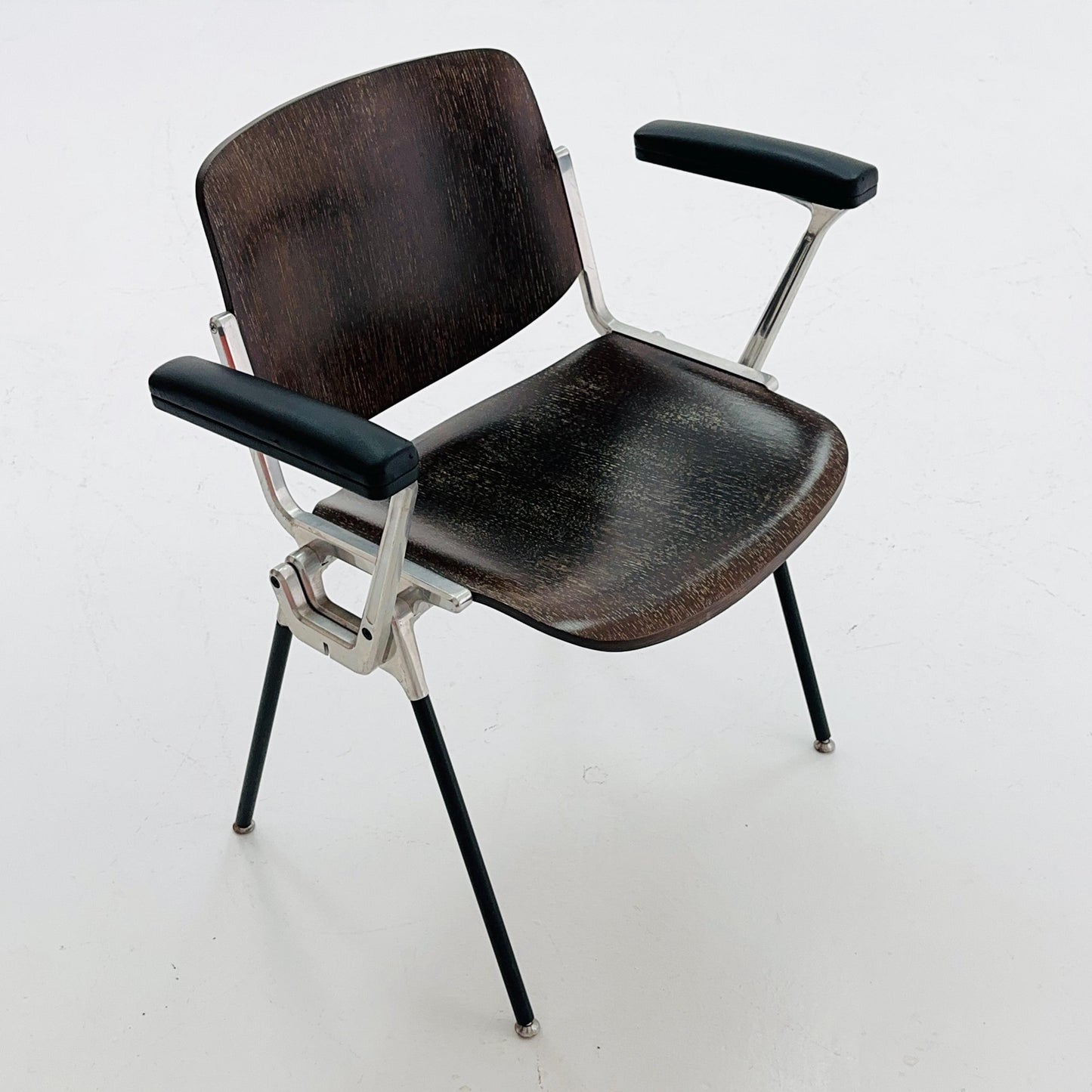Mid Century Armchair by Giancarlo Piretti for Castelli 1980s Italy ,