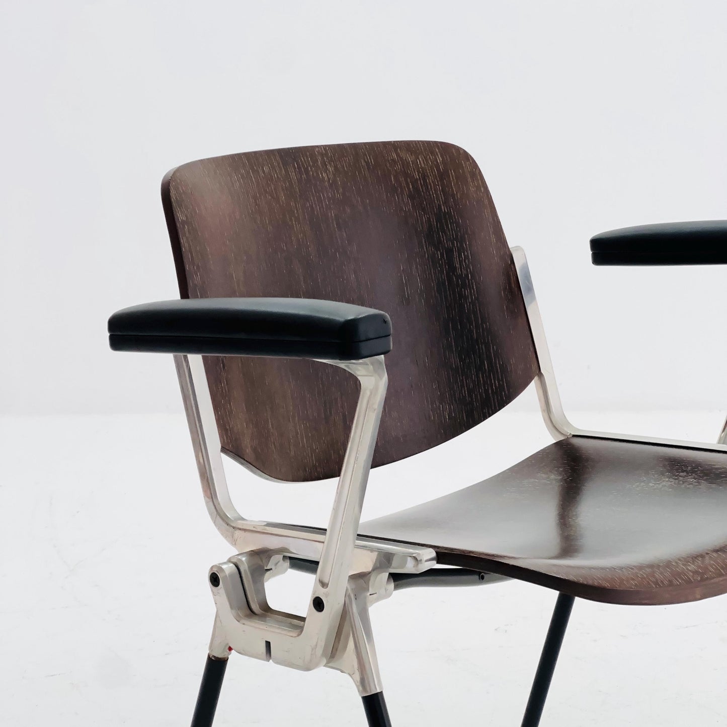 Mid Century Armchair by Giancarlo Piretti for Castelli 1980s Italy ,