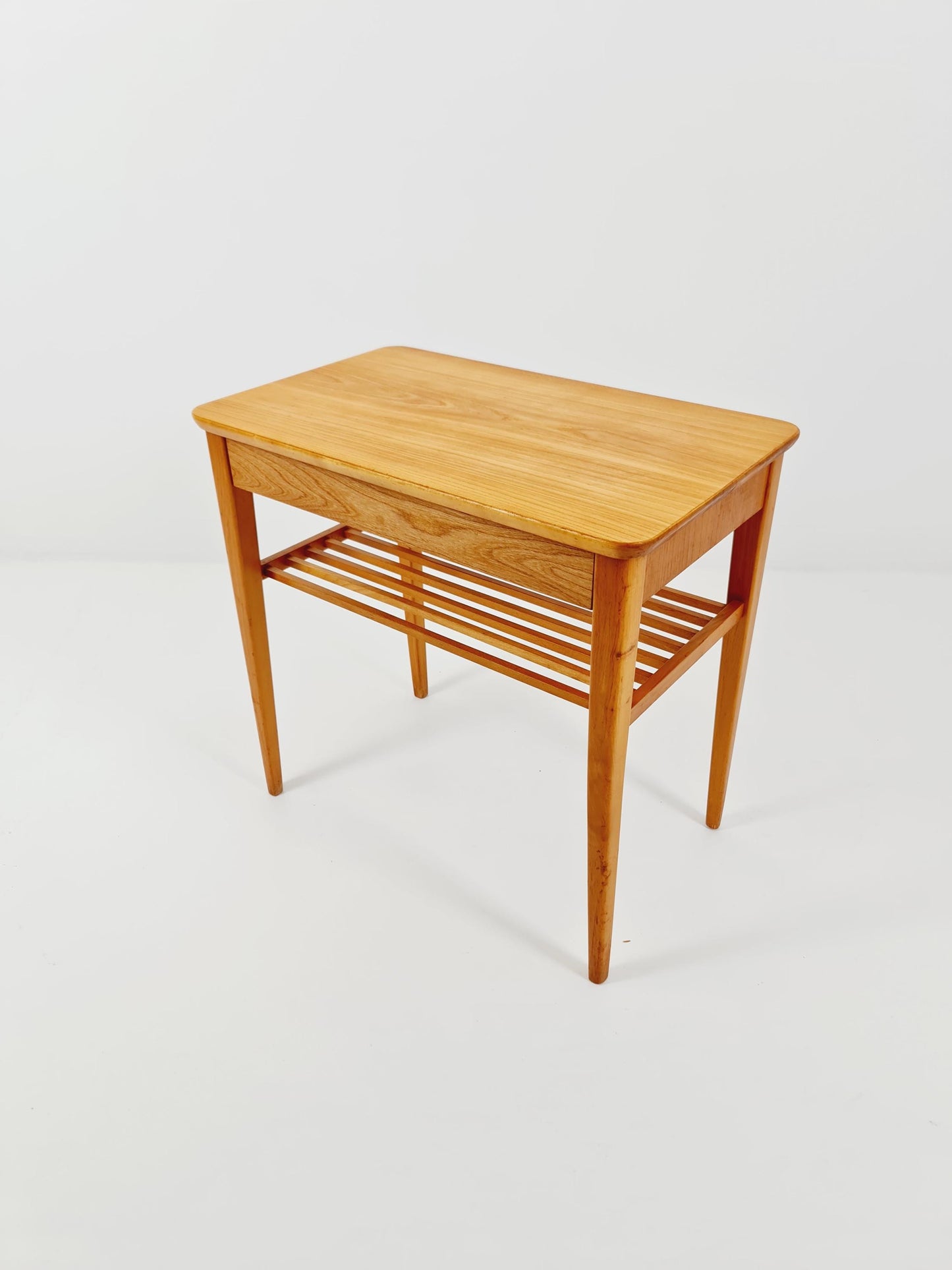 Danish Midcentury Ash wood side tables/ Bedside tables, 1960s