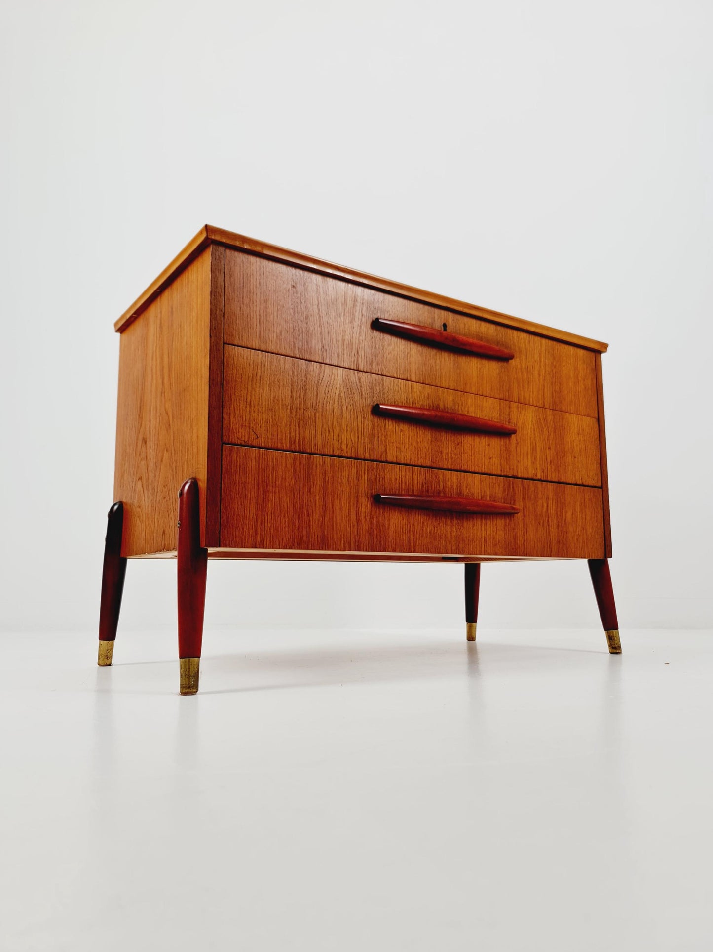 Midcentury Swedish design chest of drawers / drawer dresser /3 drawers cabinet, 1960s