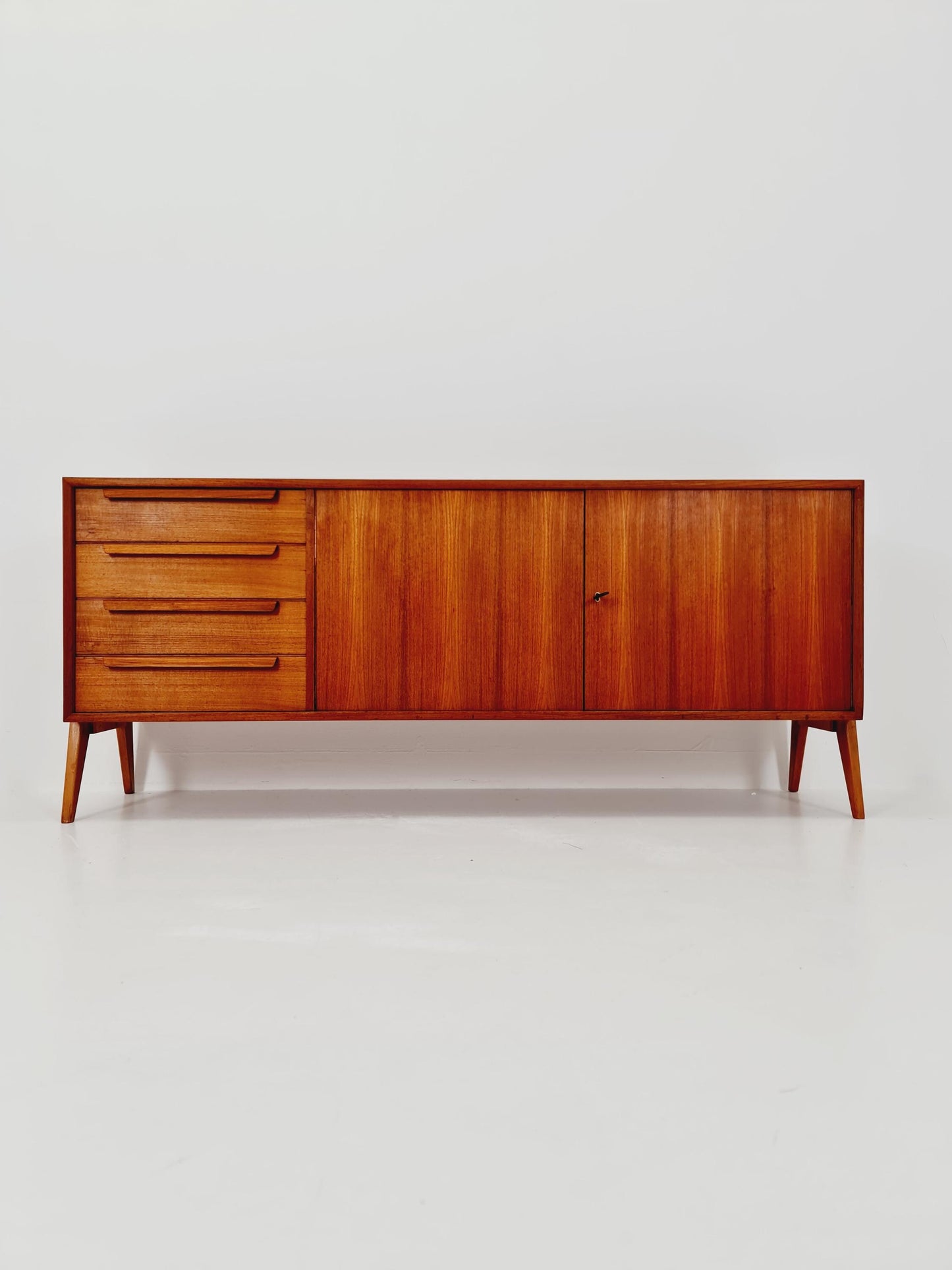 Mid Century Modern German Teak sideboard By Telkamphaus Möbel 1960s