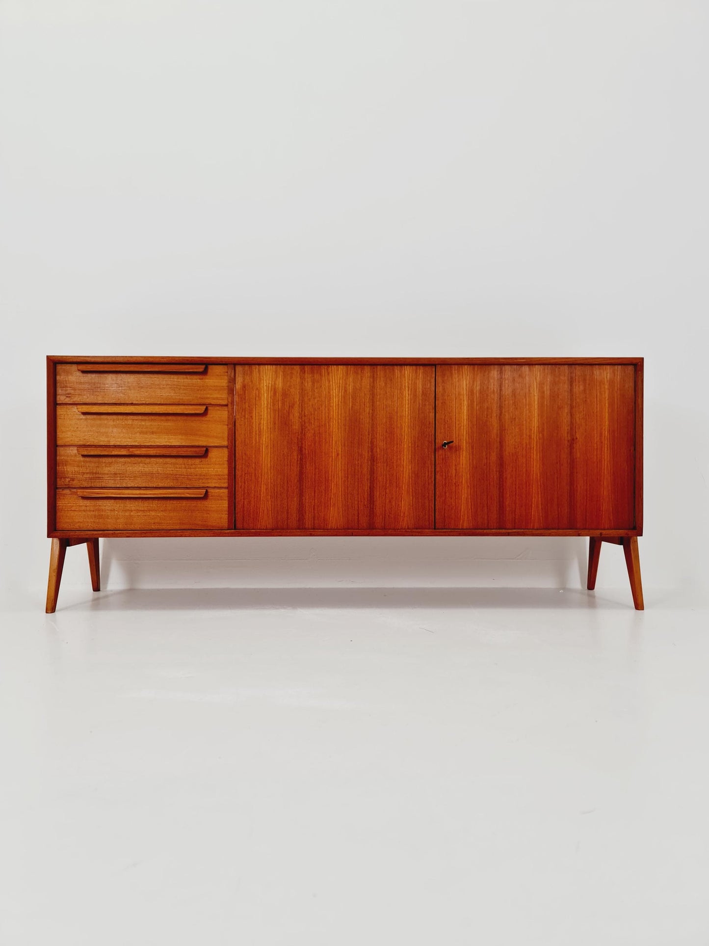 Mid Century Modern German Teak sideboard By Telkamphaus Möbel 1960s
