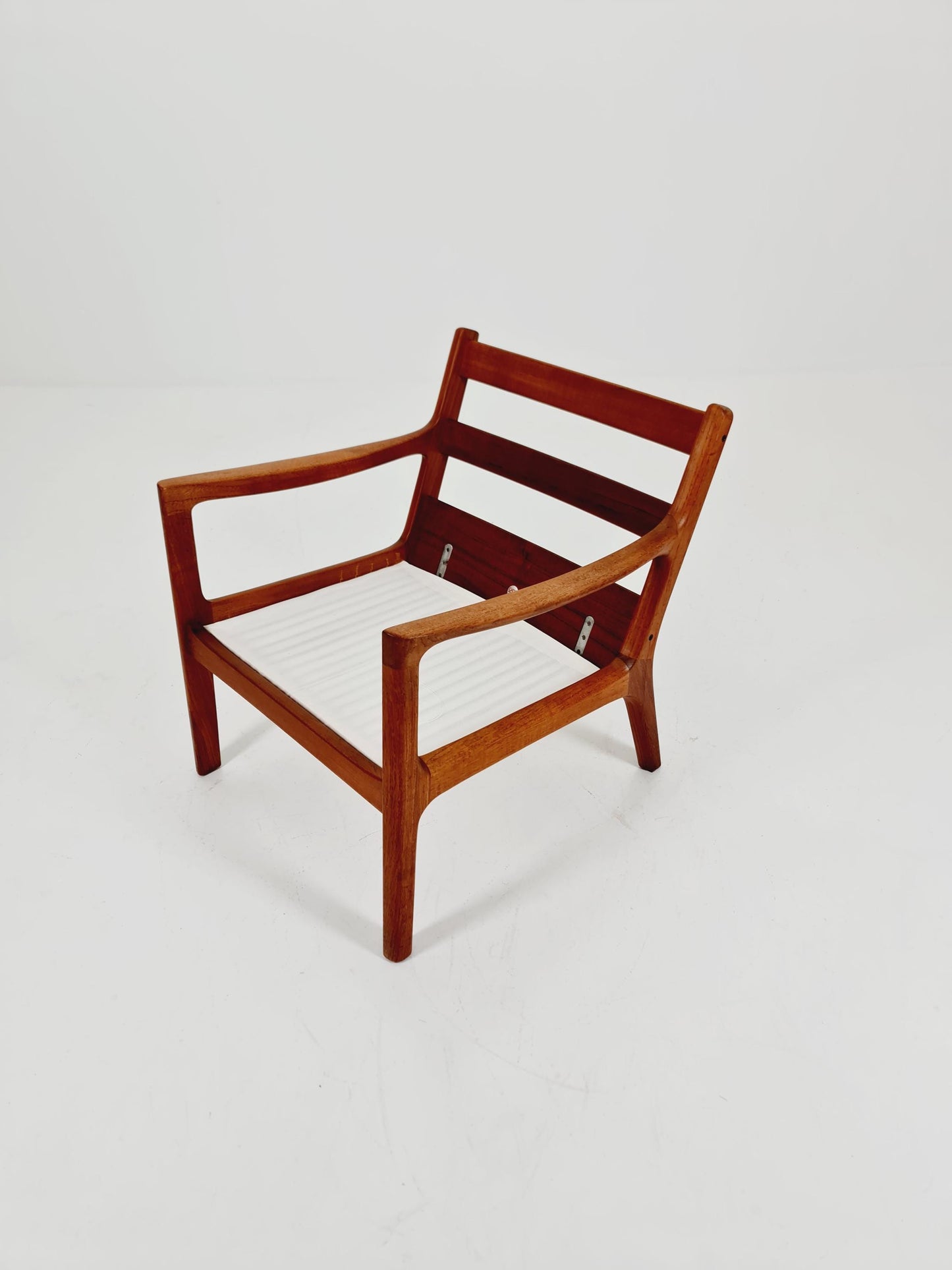 Mid-century Rare Danish teak lounge chair/ Easy chair by Ole Wanscher for Cado France &Son , 1960s