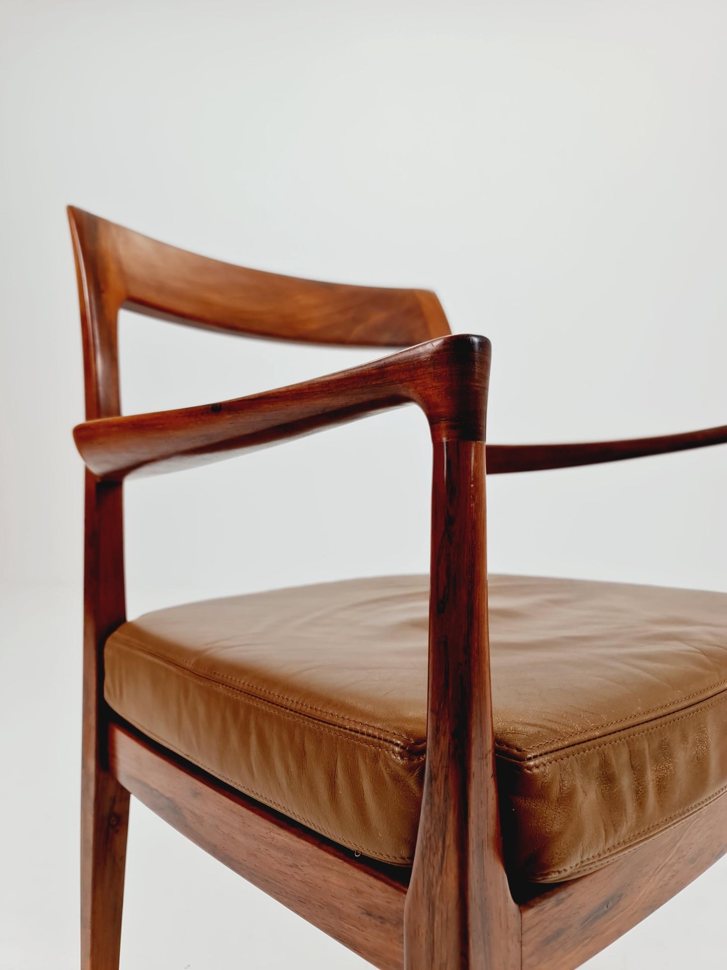 Mid century Danish Rosewood armchair by EMC Mobler from the 60s