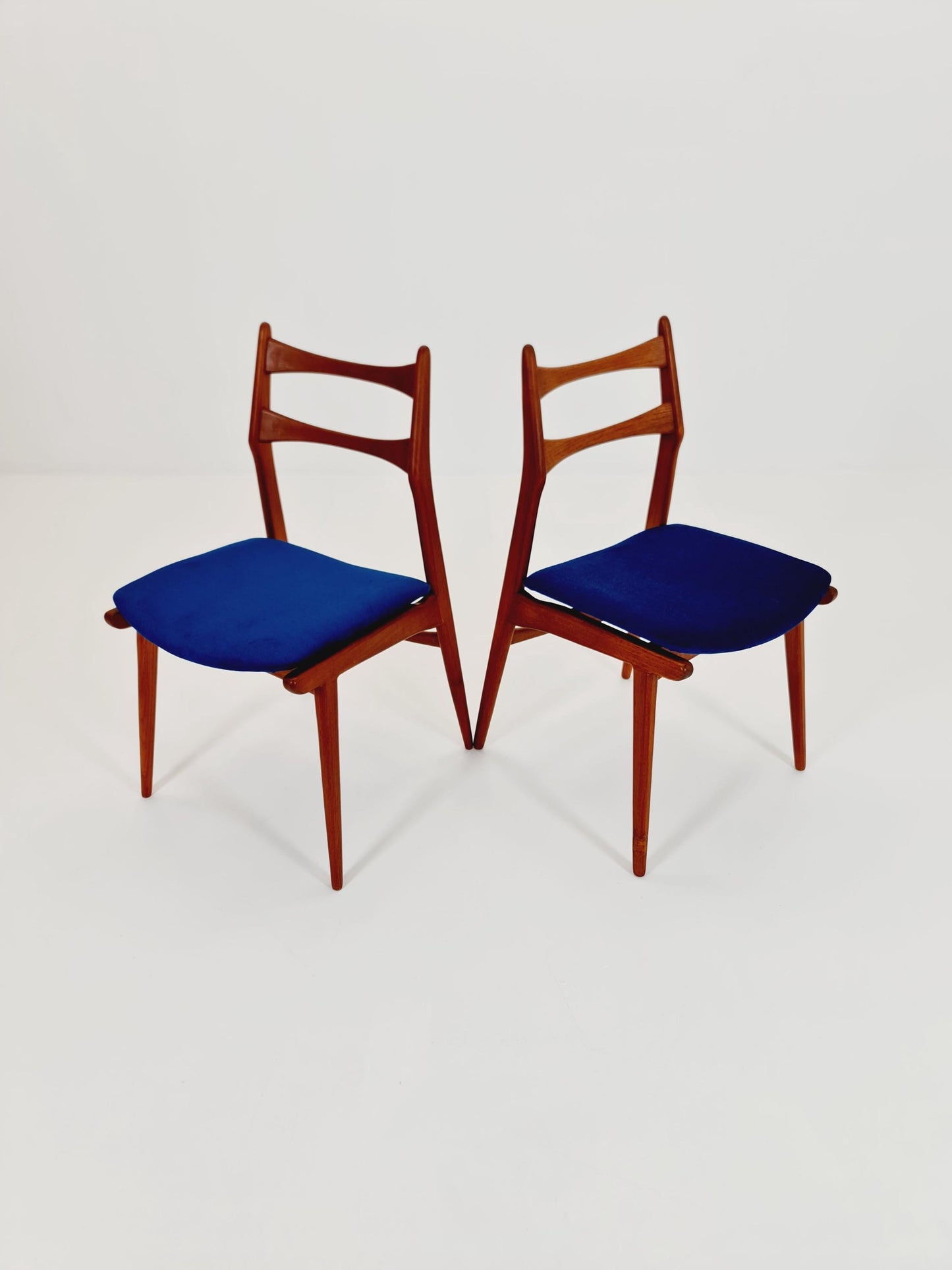 Vintage Teak Dining Chairs from Habeo Germany, 1960s, Set of 2