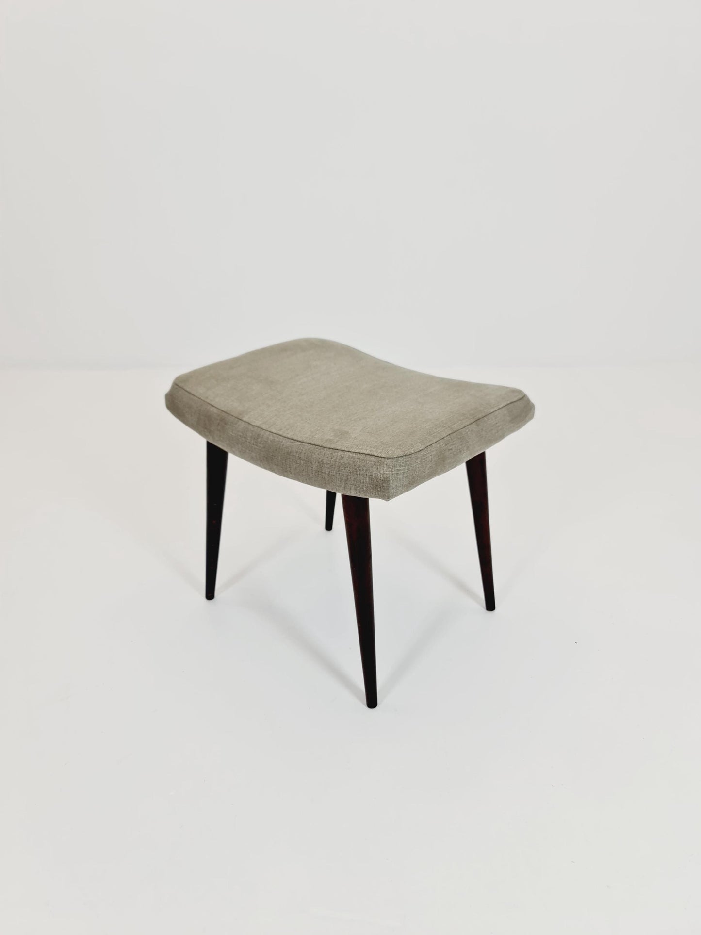 Mid century modern German ottoman/footstool make up stool from the 50s