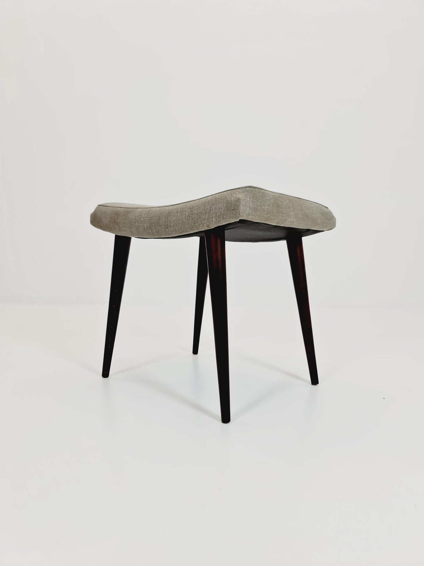Mid century modern German ottoman/footstool make up stool from the 50s