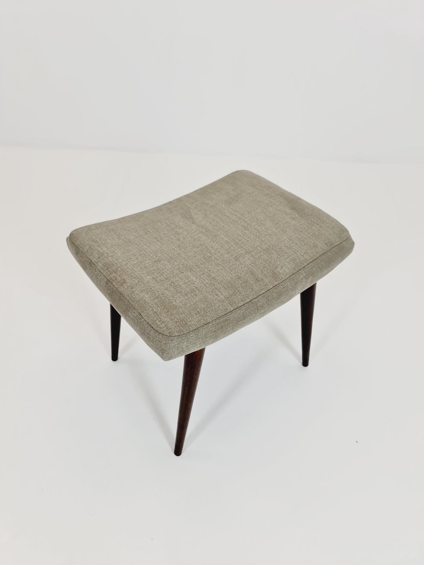 Mid century modern German ottoman/footstool make up stool from the 50s