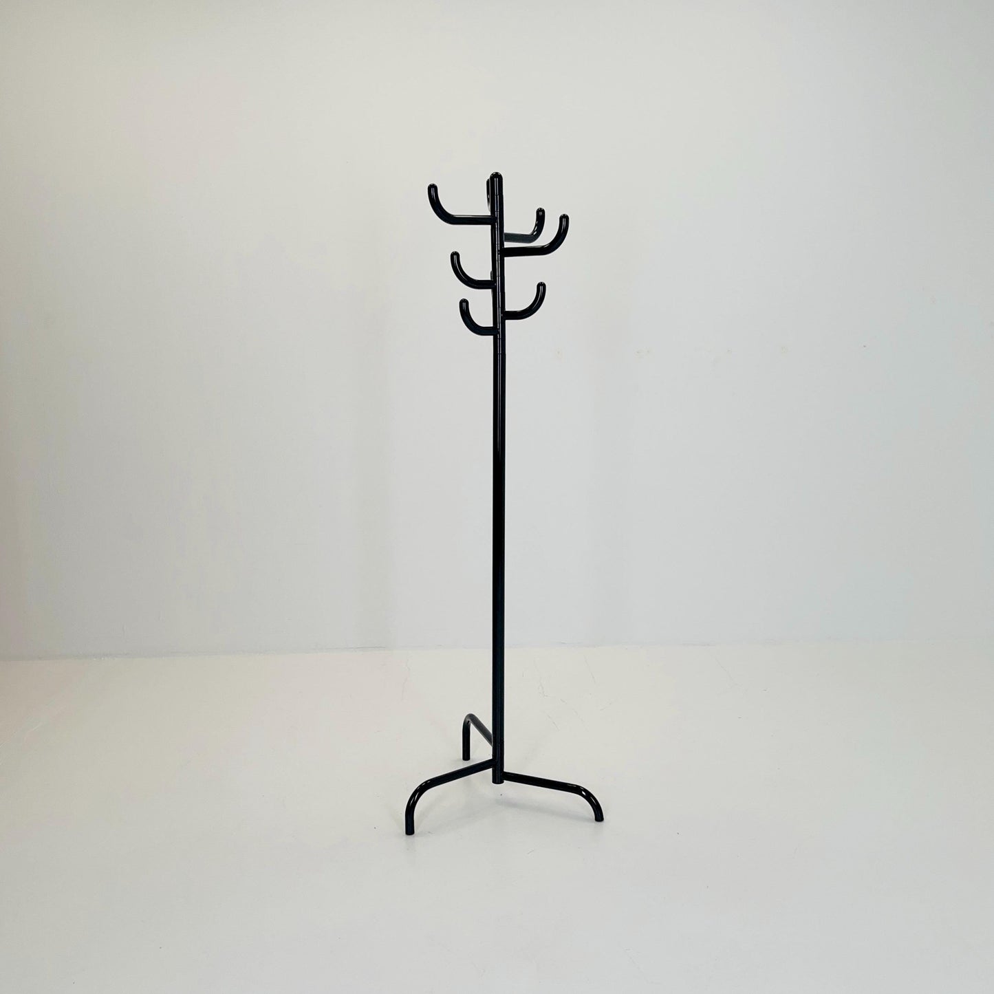 Mid-Century Postmodern black Coat Stand by Rutger Andersson for IKEA, 1980s Sweden –