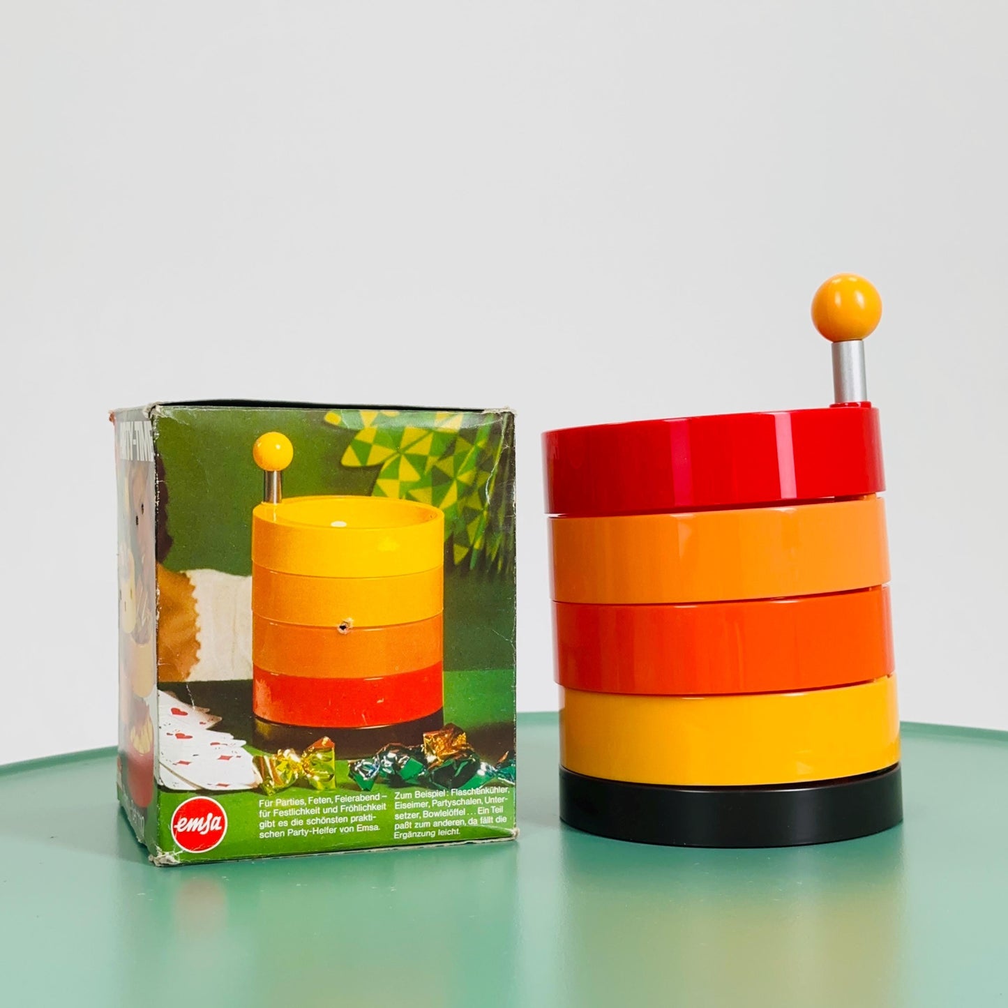 Space Age Snack Tower by Emsa – 1970s Pop Art Design, Made in W. Germany