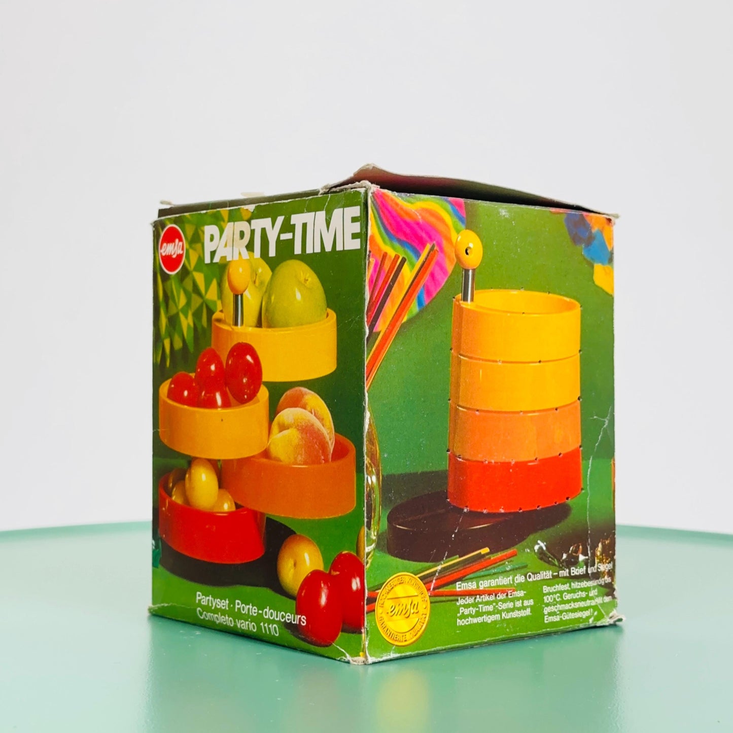Space Age Snack Tower by Emsa – 1970s Pop Art Design, Made in W. Germany