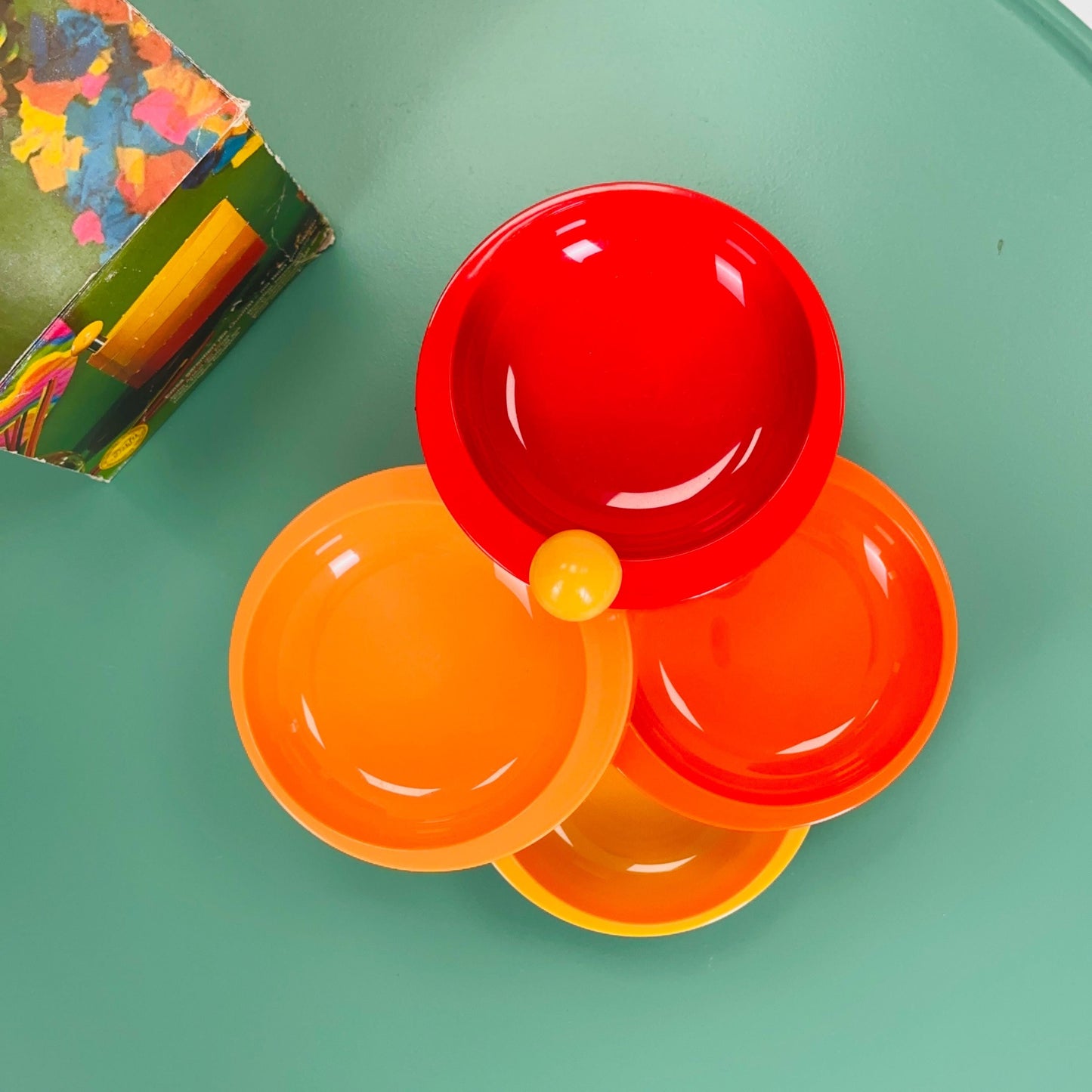 Space Age Snack Tower by Emsa – 1970s Pop Art Design, Made in W. Germany