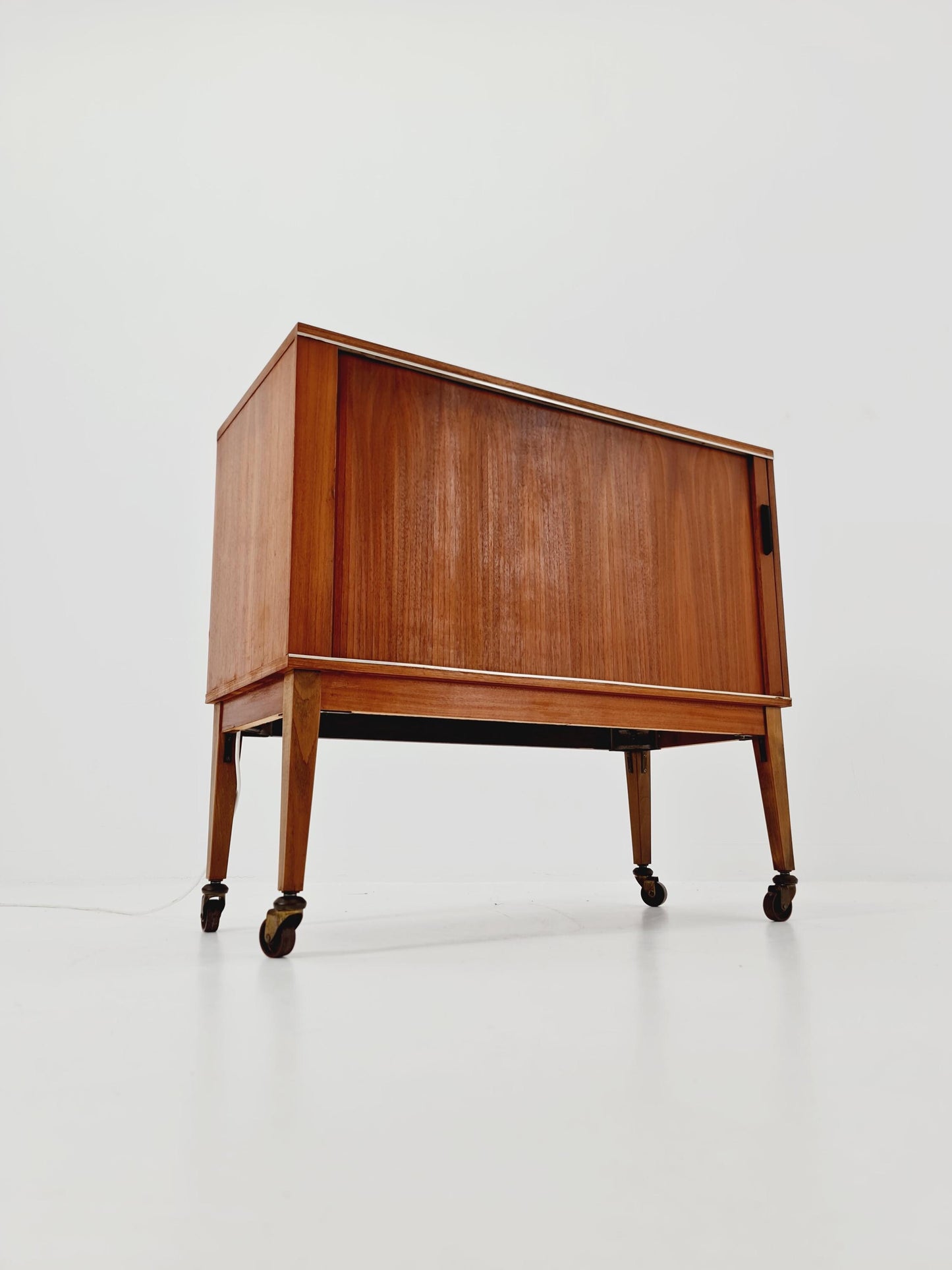 Rare Mid century walnut German bar/ sideboard, 1950s