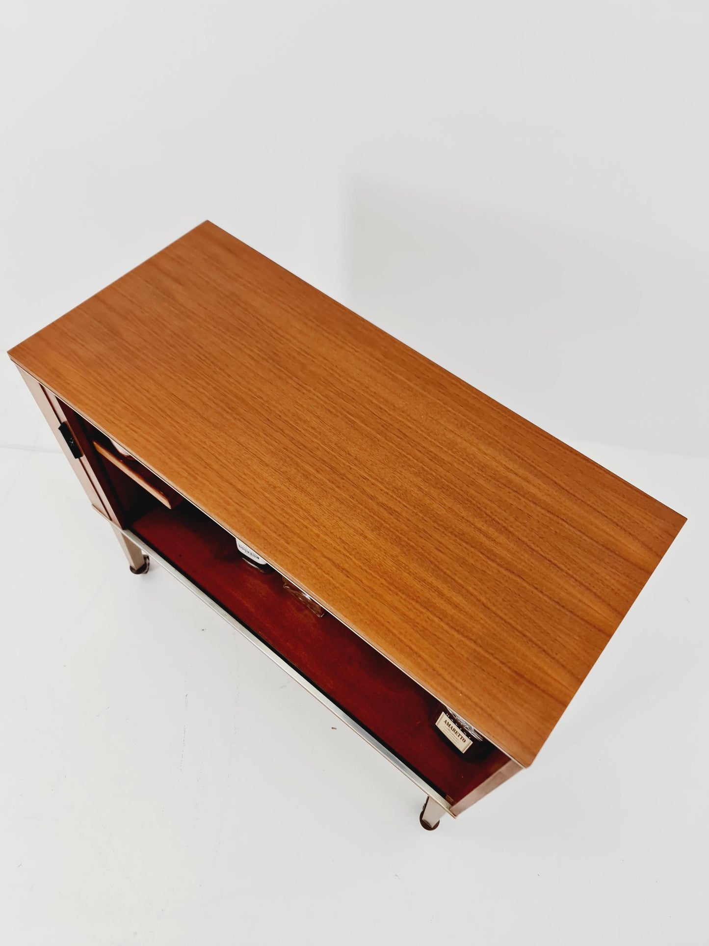 Rare Mid century walnut German bar/ sideboard, 1950s
