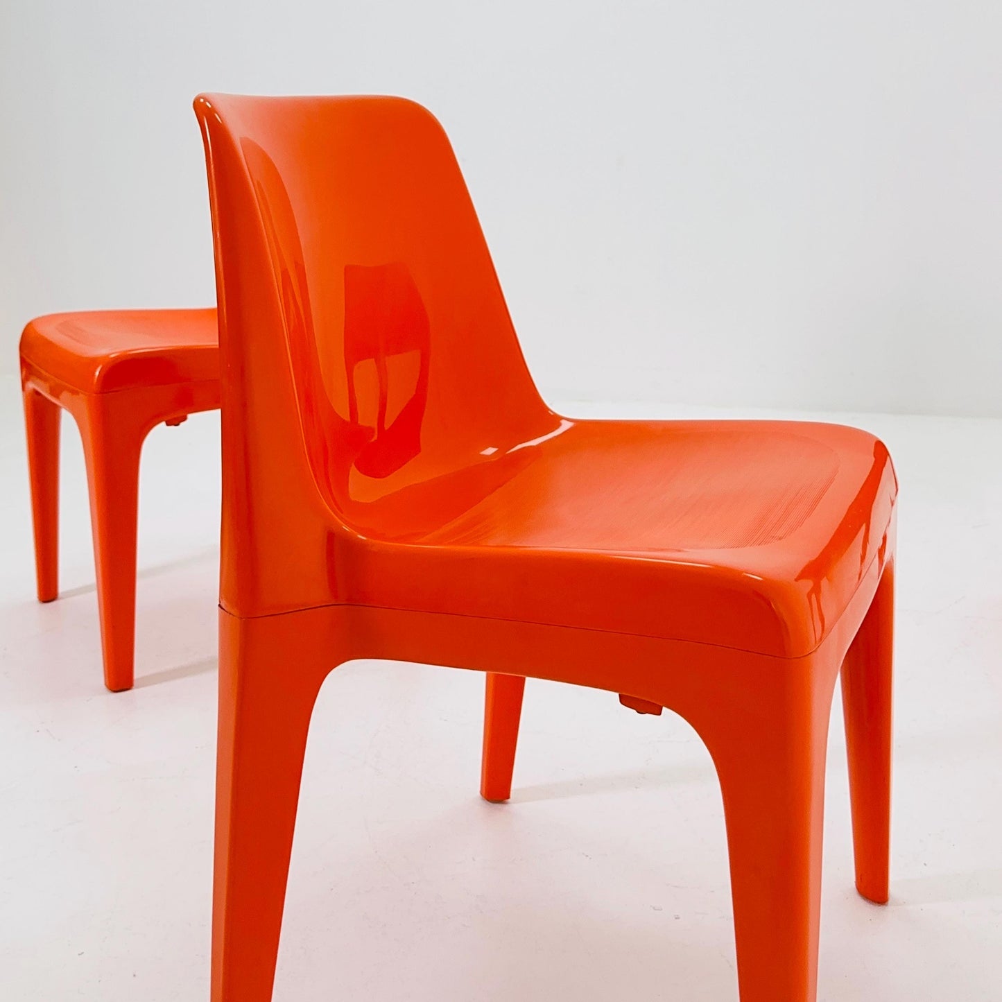 1 of 3 Space Age Chairs Model 4973 by Schröder & Henzelmann for Vlotho Uffeln , West Germany 1970s