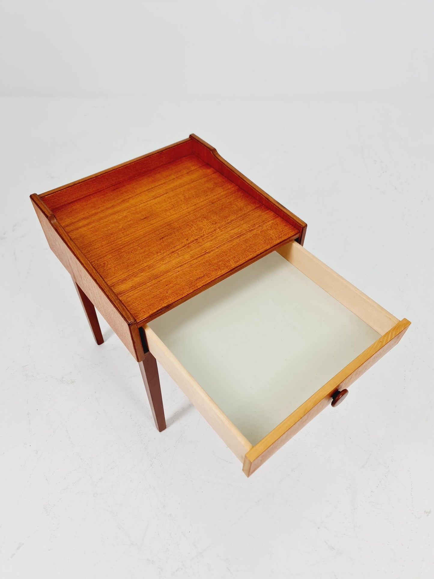 Danish MidCentury teak nightstand / bedside tables, 1960s
