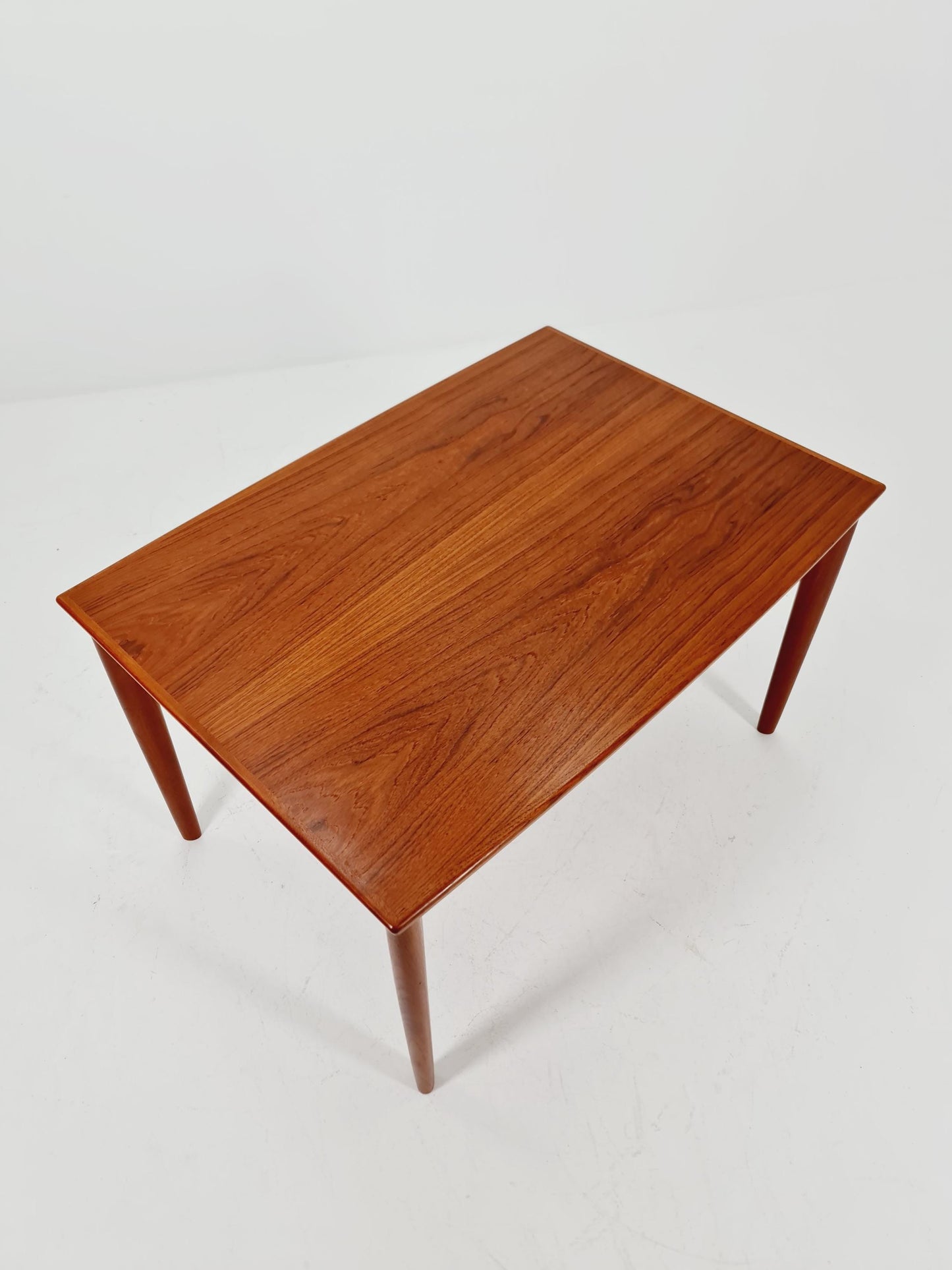 Danish Henning Kjaernulf rectangular teak table with two extension leaves, Denmark 1960s