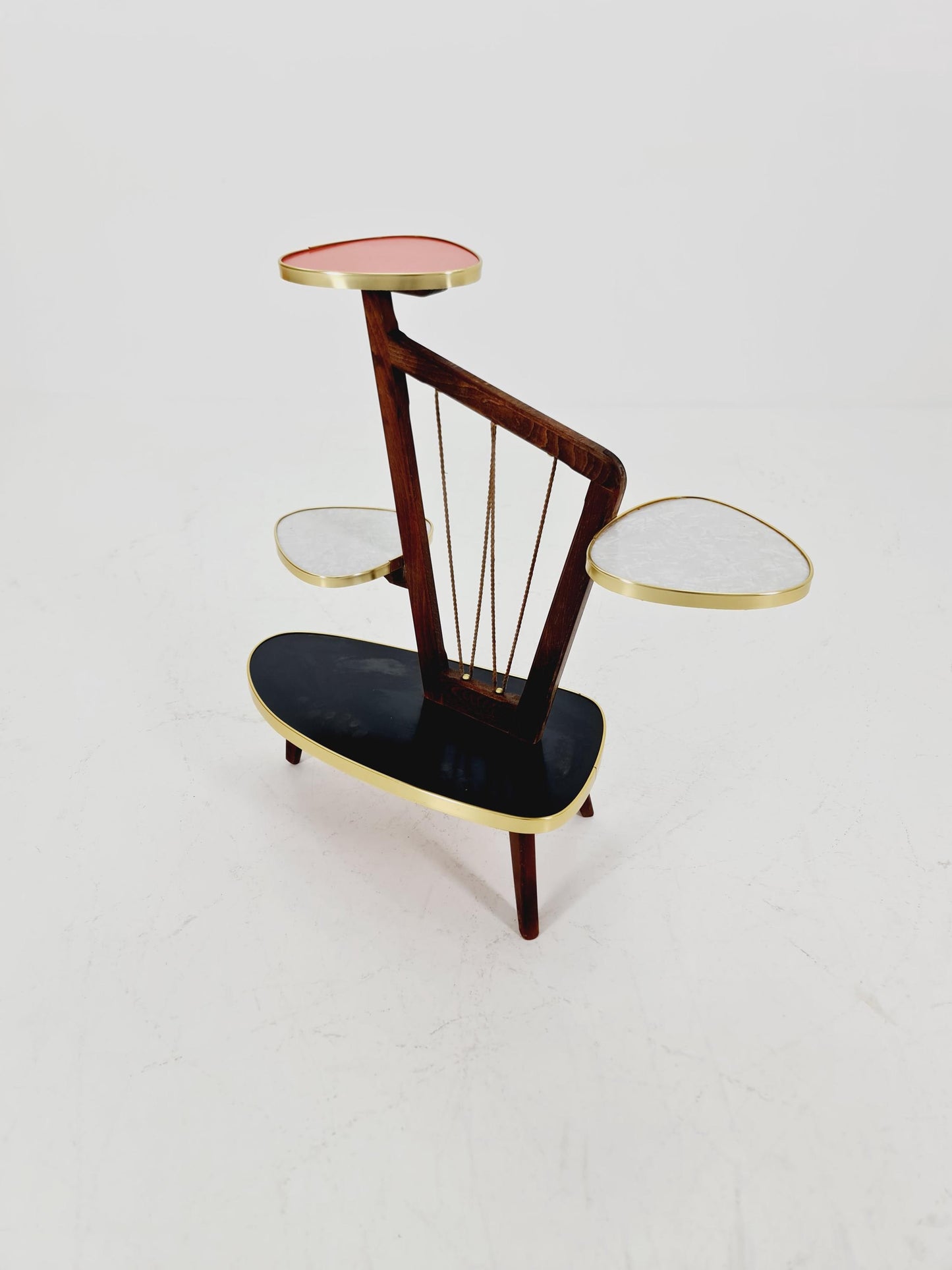 German Plant Stand, Vintage Mid-Century Minimalist Indoor flower table, 1960s