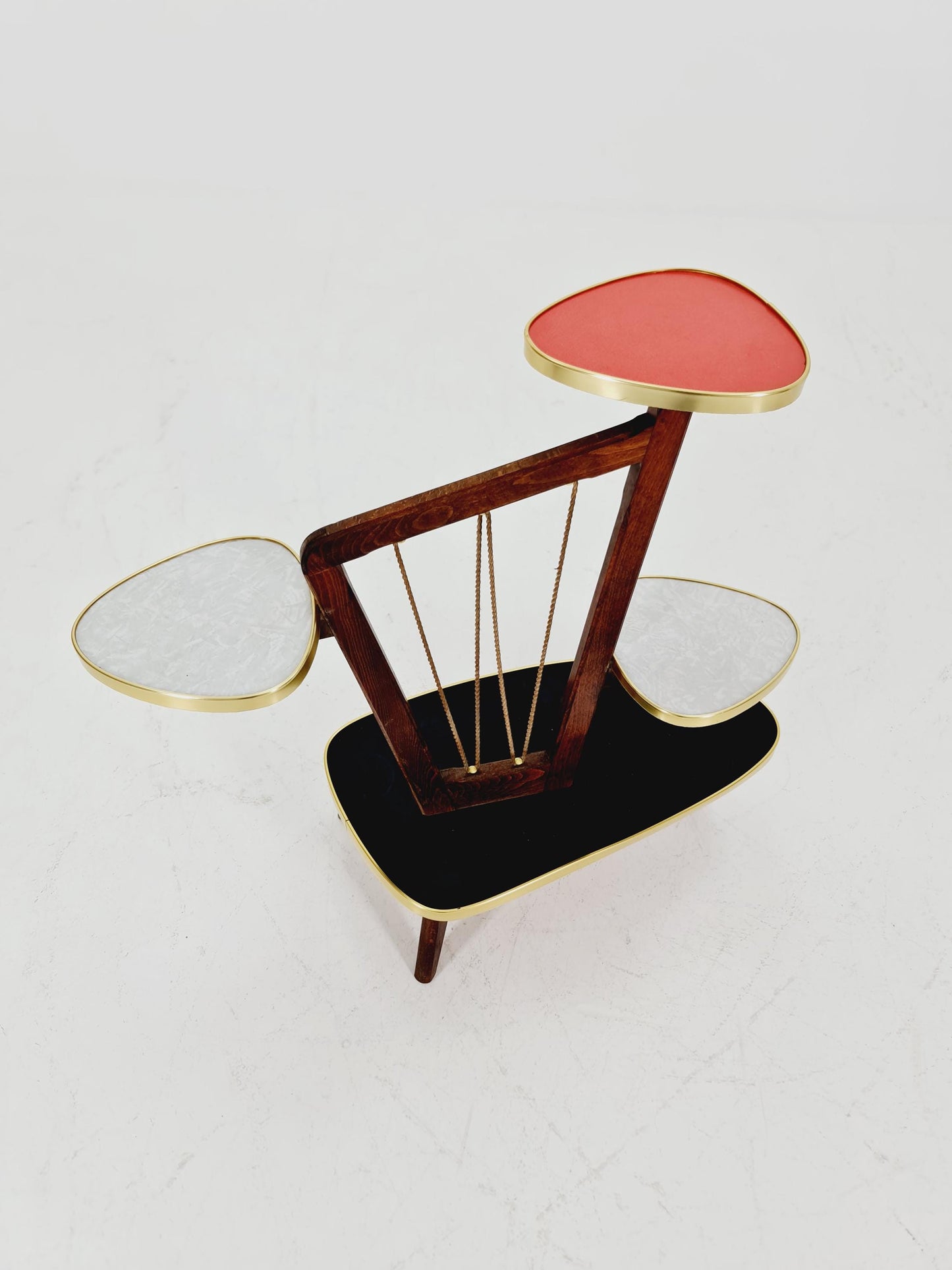 German Plant Stand, Vintage Mid-Century Minimalist Indoor flower table, 1960s