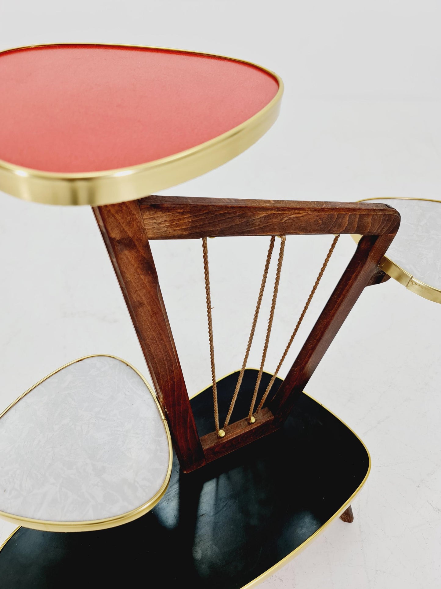 German Plant Stand, Vintage Mid-Century Minimalist Indoor flower table, 1960s
