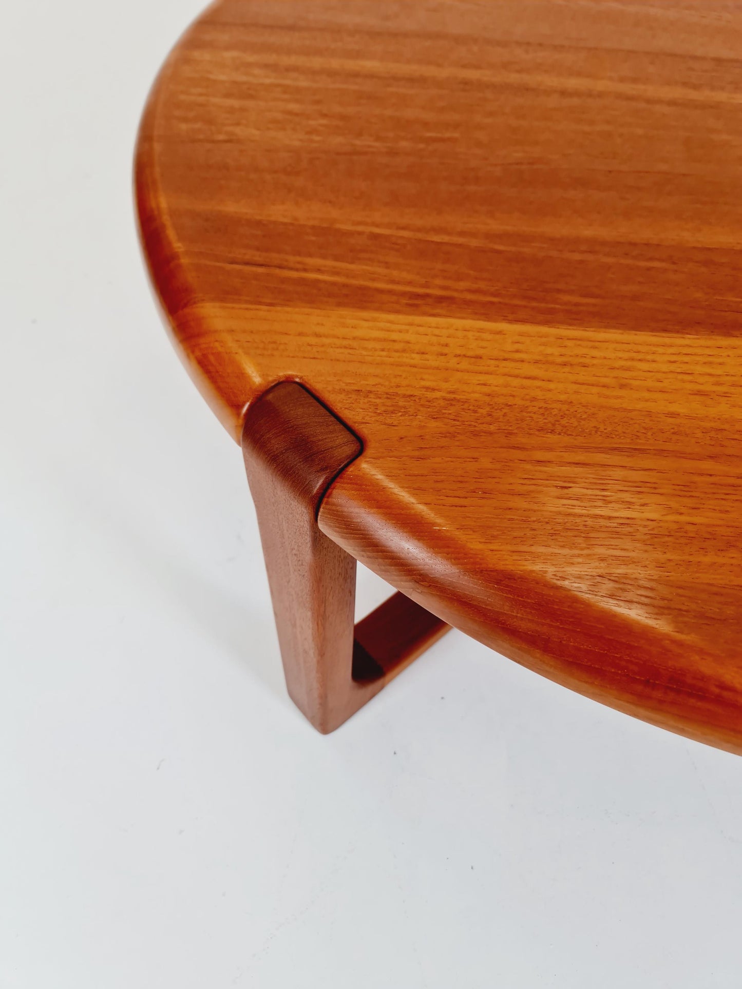 Danish Teak solid coffee table/ side table By Niels Bach for Randers Möbel, 1960s