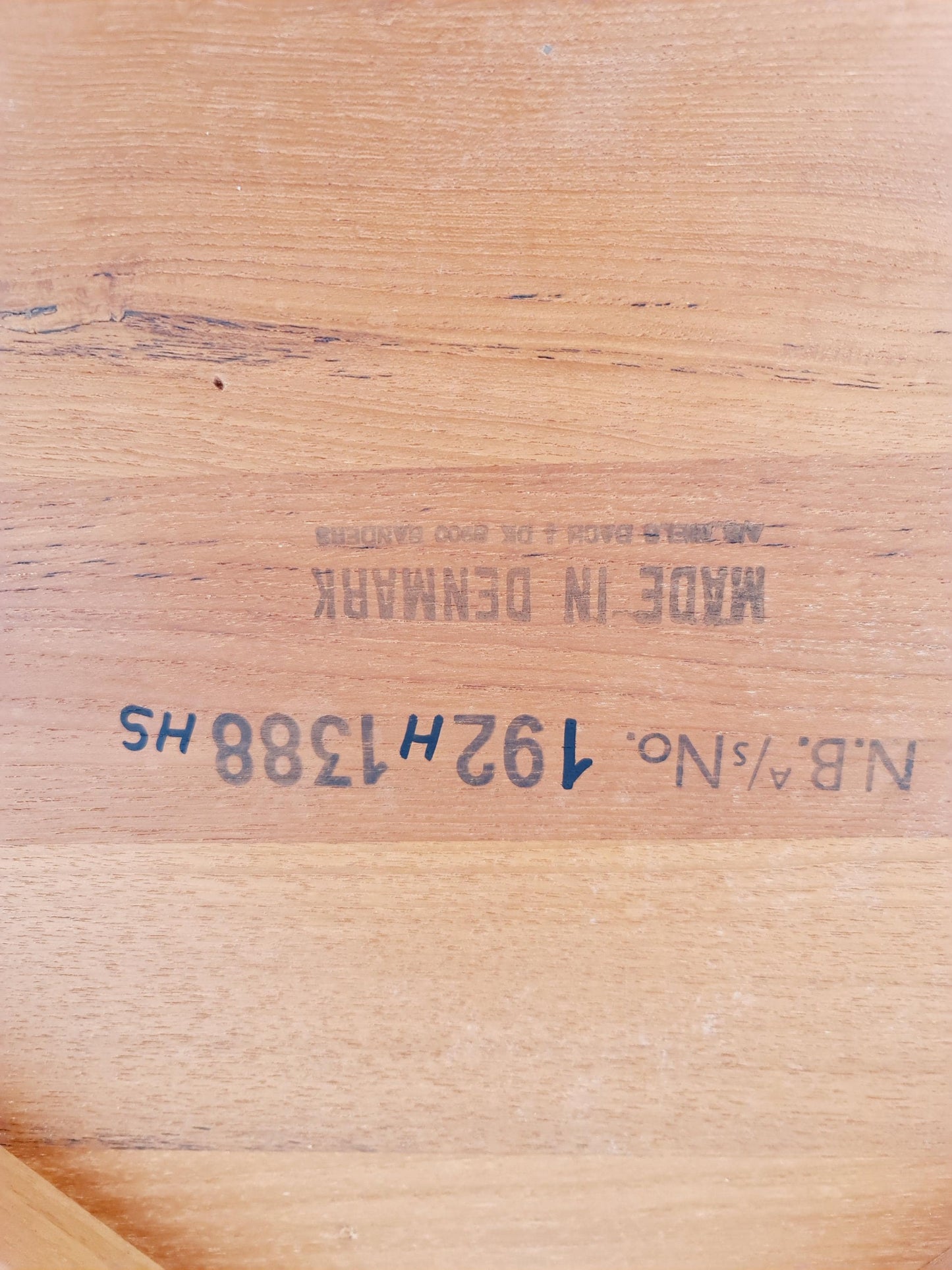 Danish Teak solid coffee table/ side table By Niels Bach for Randers Möbel, 1960s