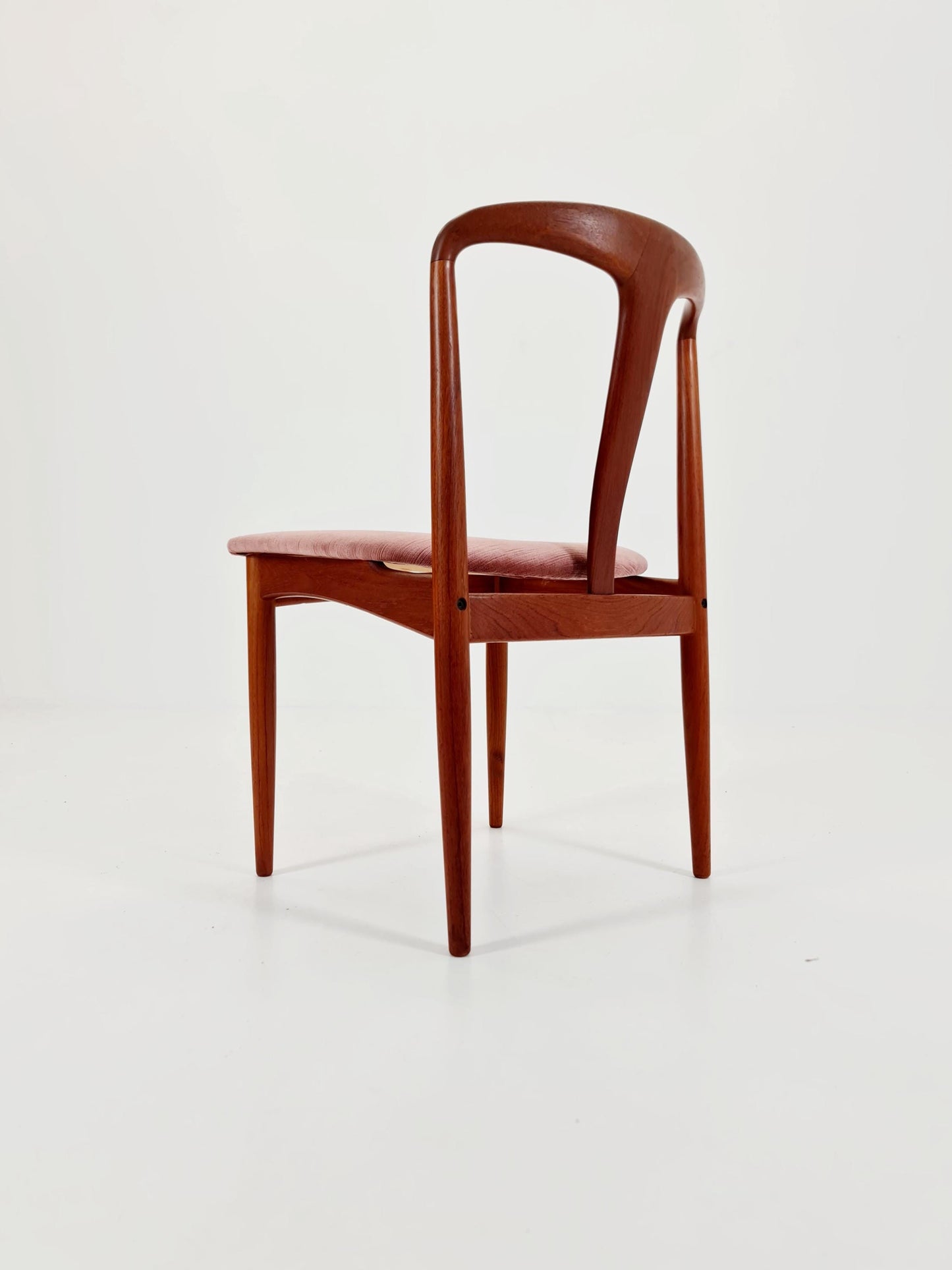 Vintage Danish teak dining chair by johannes Andersen for Uldum Mobelfabrik , 1960s,