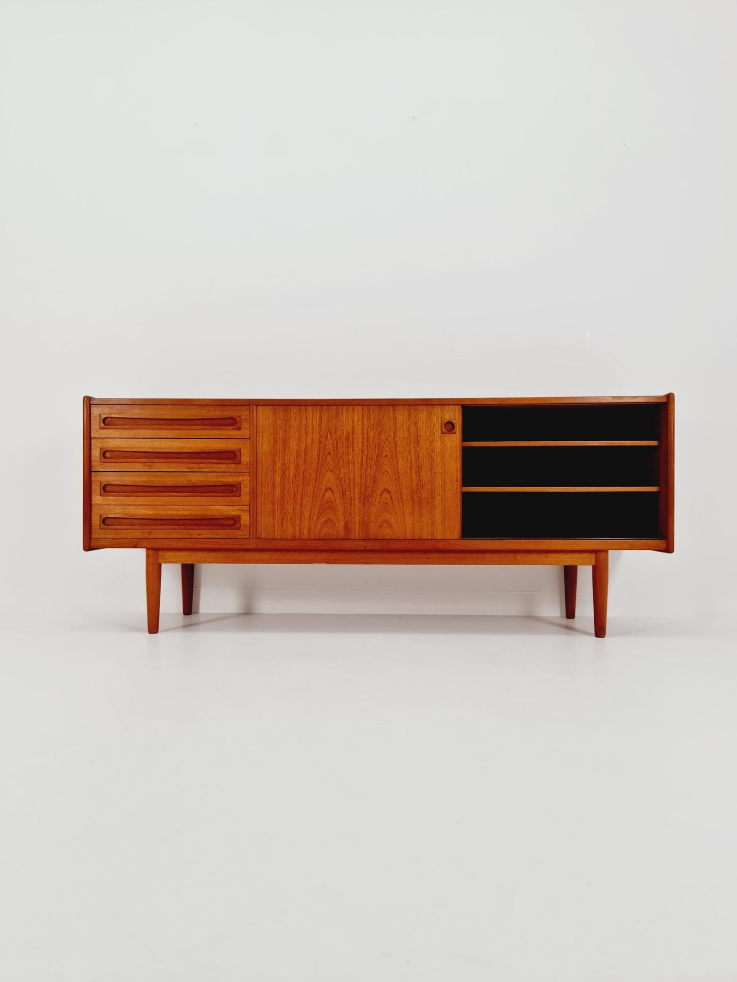 Danish Teak Sideboard by Johannes Andersen for Skaaning , 1960s