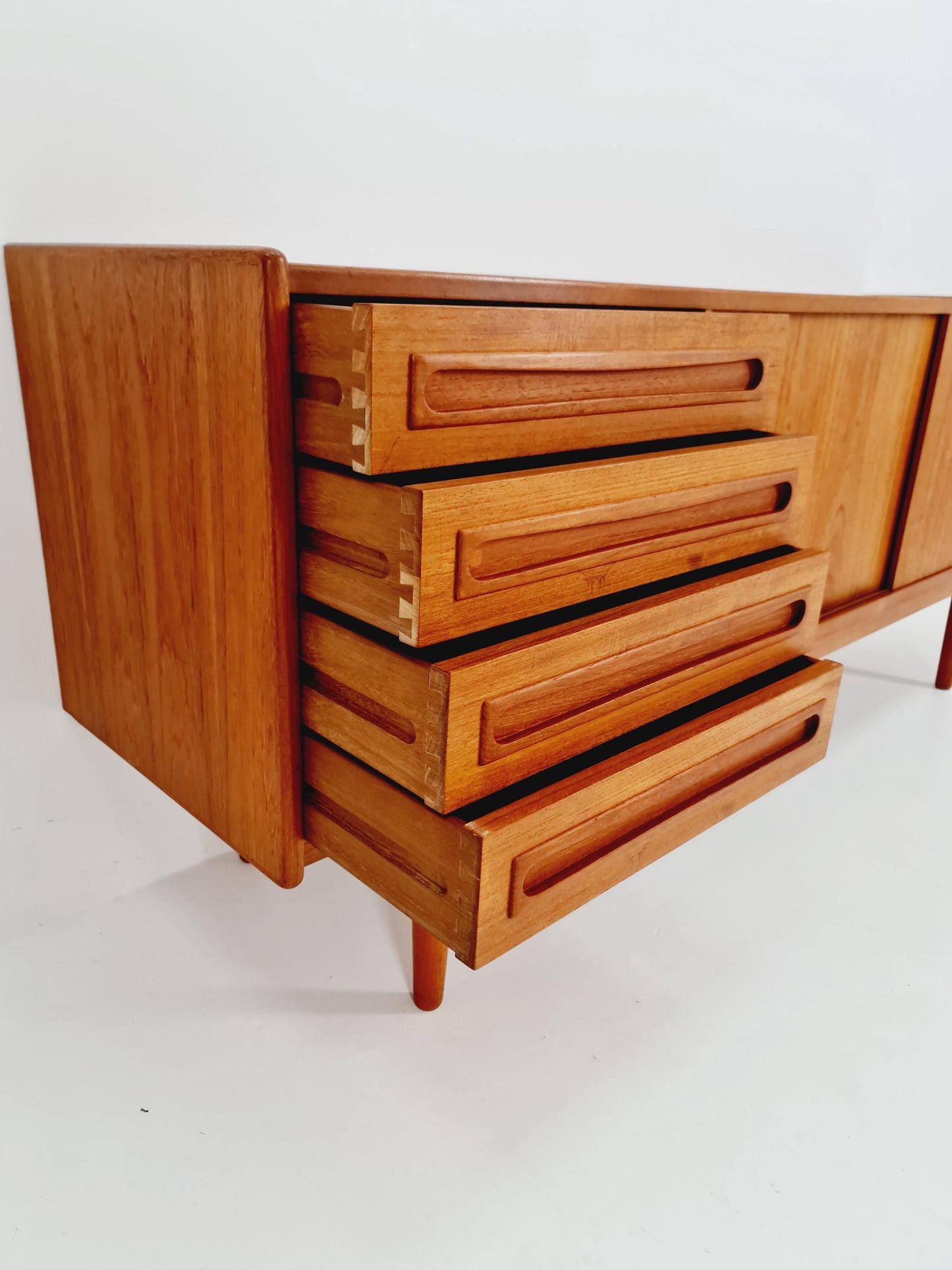 Danish Teak Sideboard by Johannes Andersen for Skaaning , 1960s