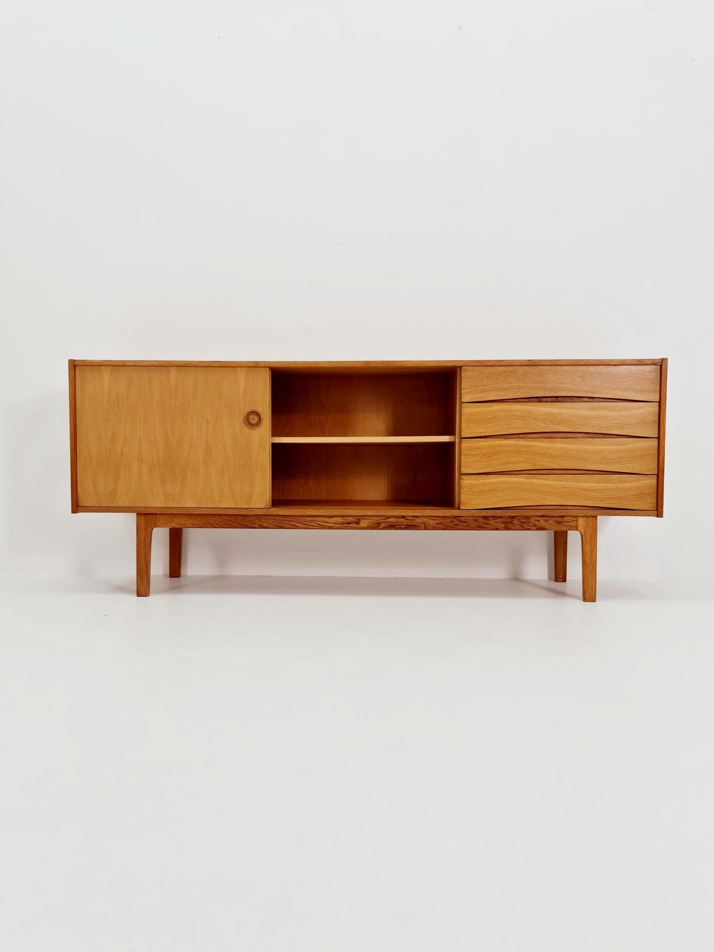 Mid century Swedish oak Sideboard by Erik Wörtz, 1960s