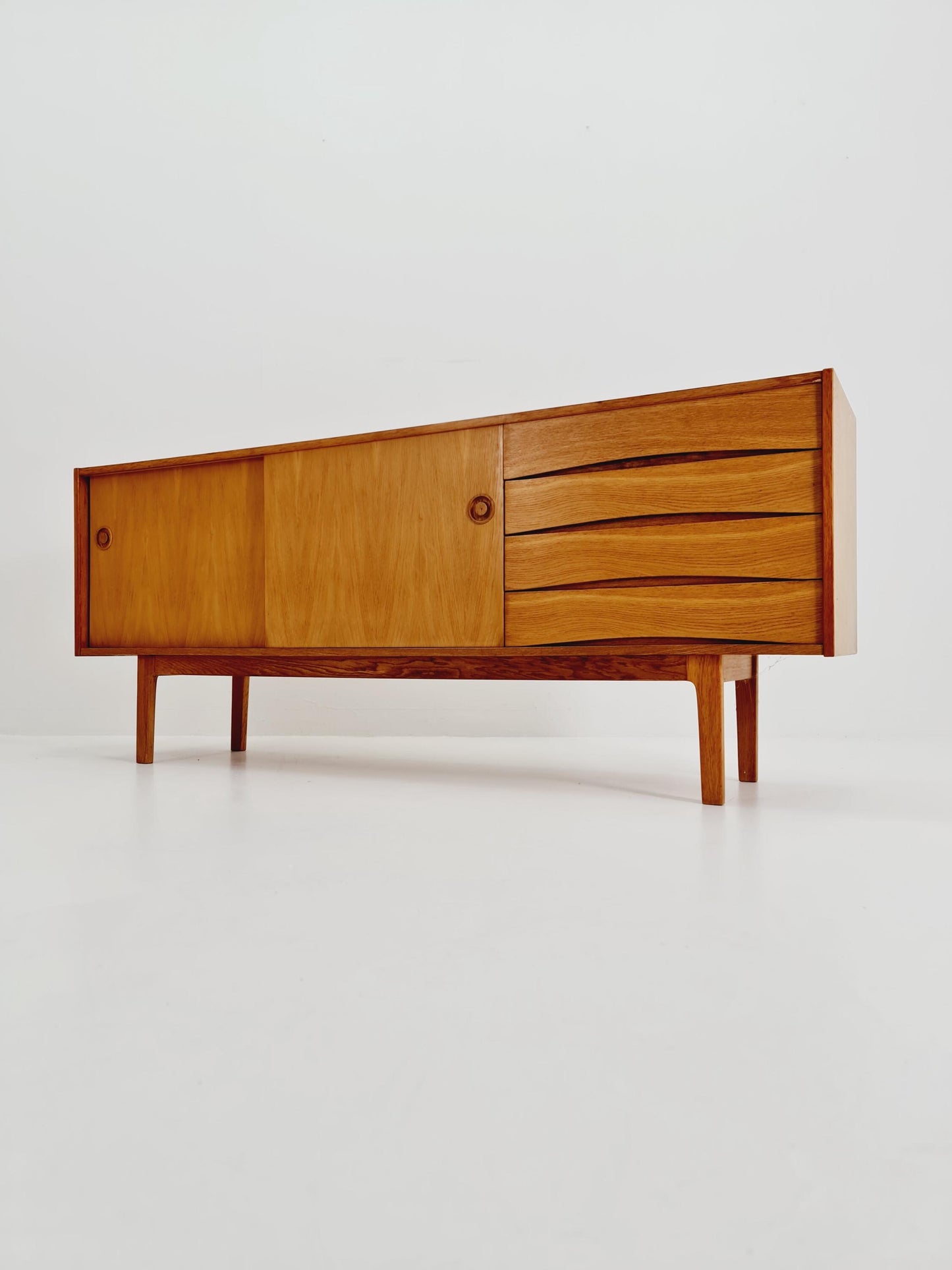 Mid century Swedish oak Sideboard by Erik Wörtz, 1960s