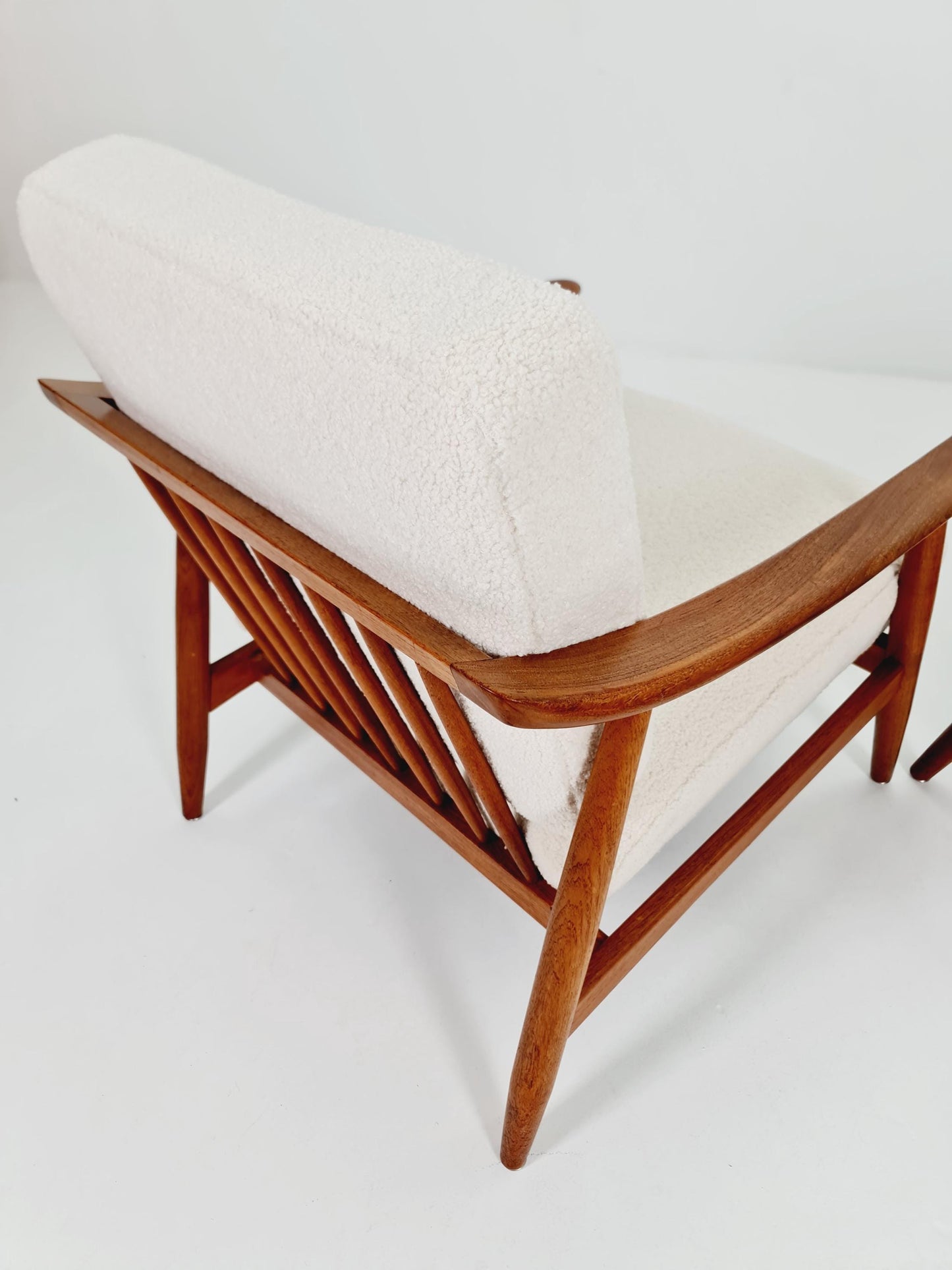 Mid century easy lounge chairs by Folke Ohlsson for Bodafors Sweden , 1955s, Set of 2