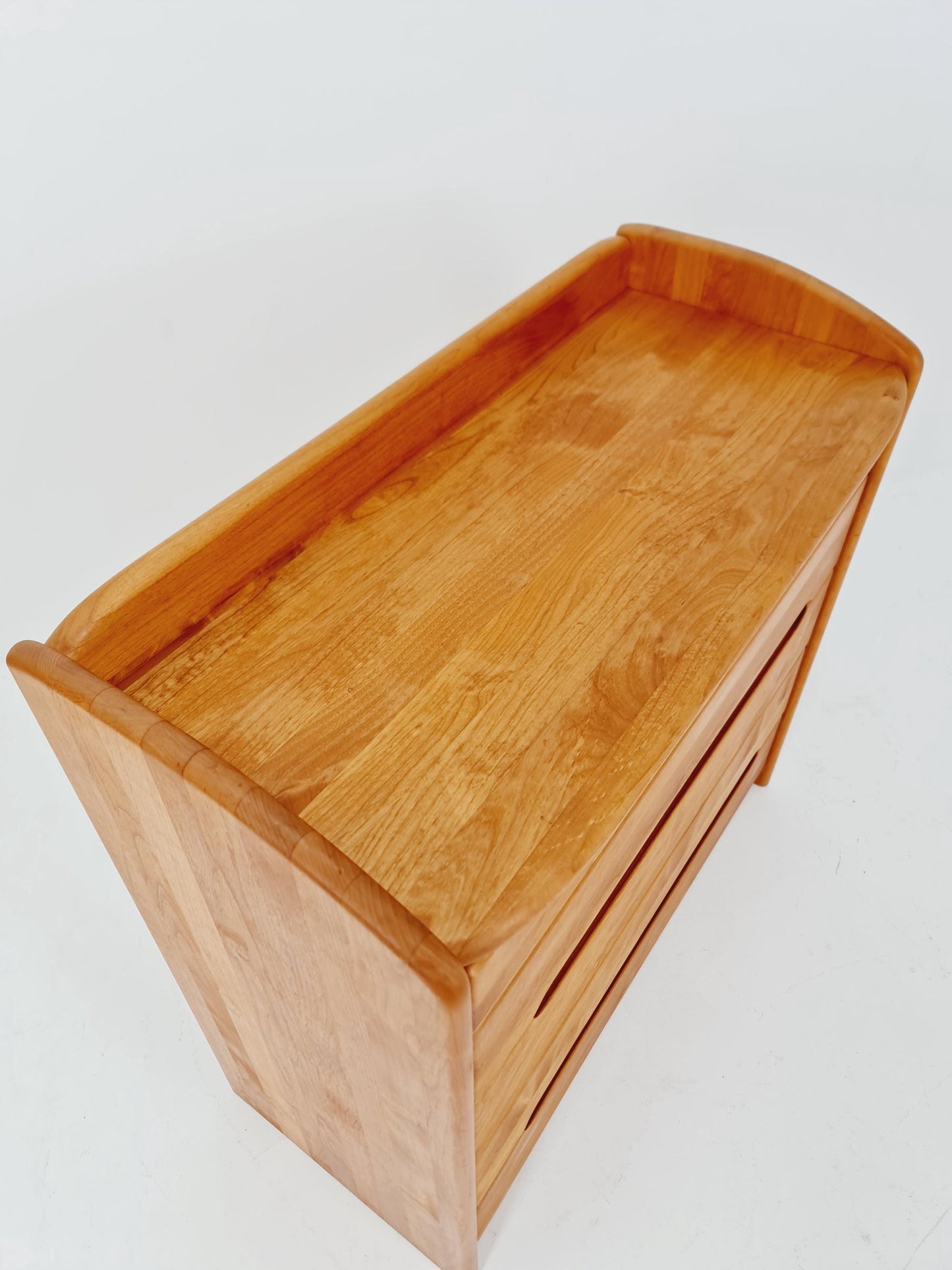 Midcentury danish design chest of drawers Elm Wood 1970s