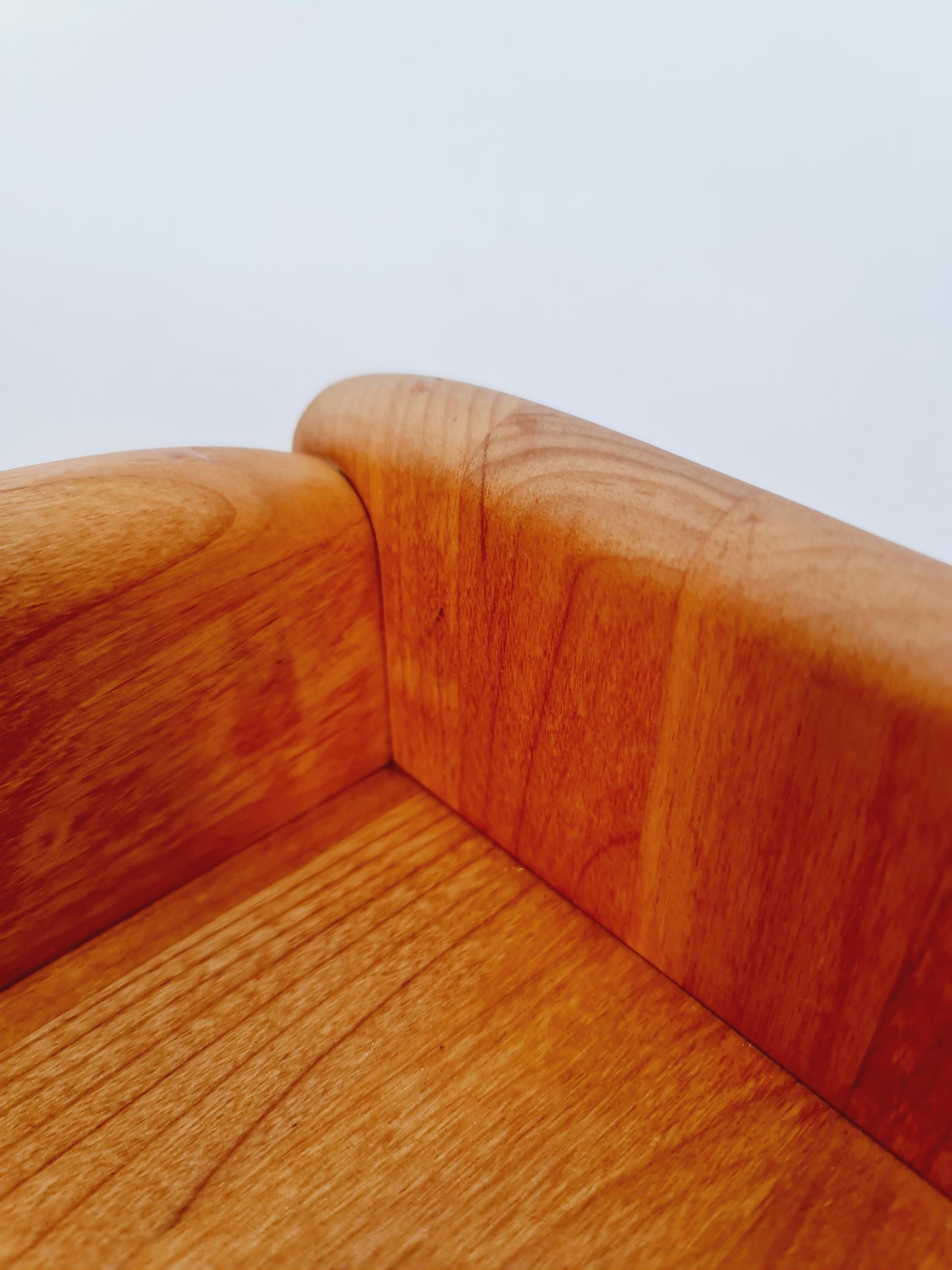 Midcentury danish design chest of drawers Elm Wood 1970s