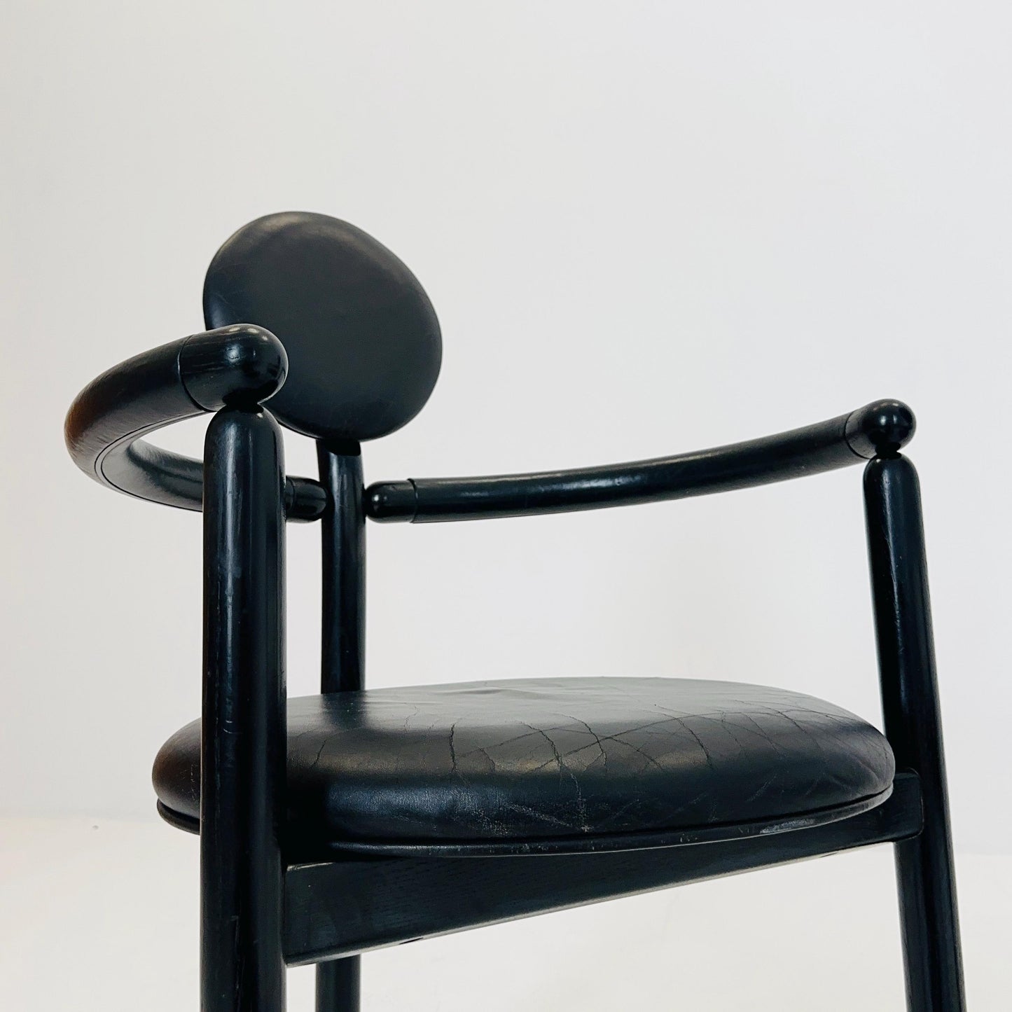 1 of 3 Mid Century Vico Magistretti ‘Pan’ Chair for Rosenthal | Memphis Style | 1980s Germany
