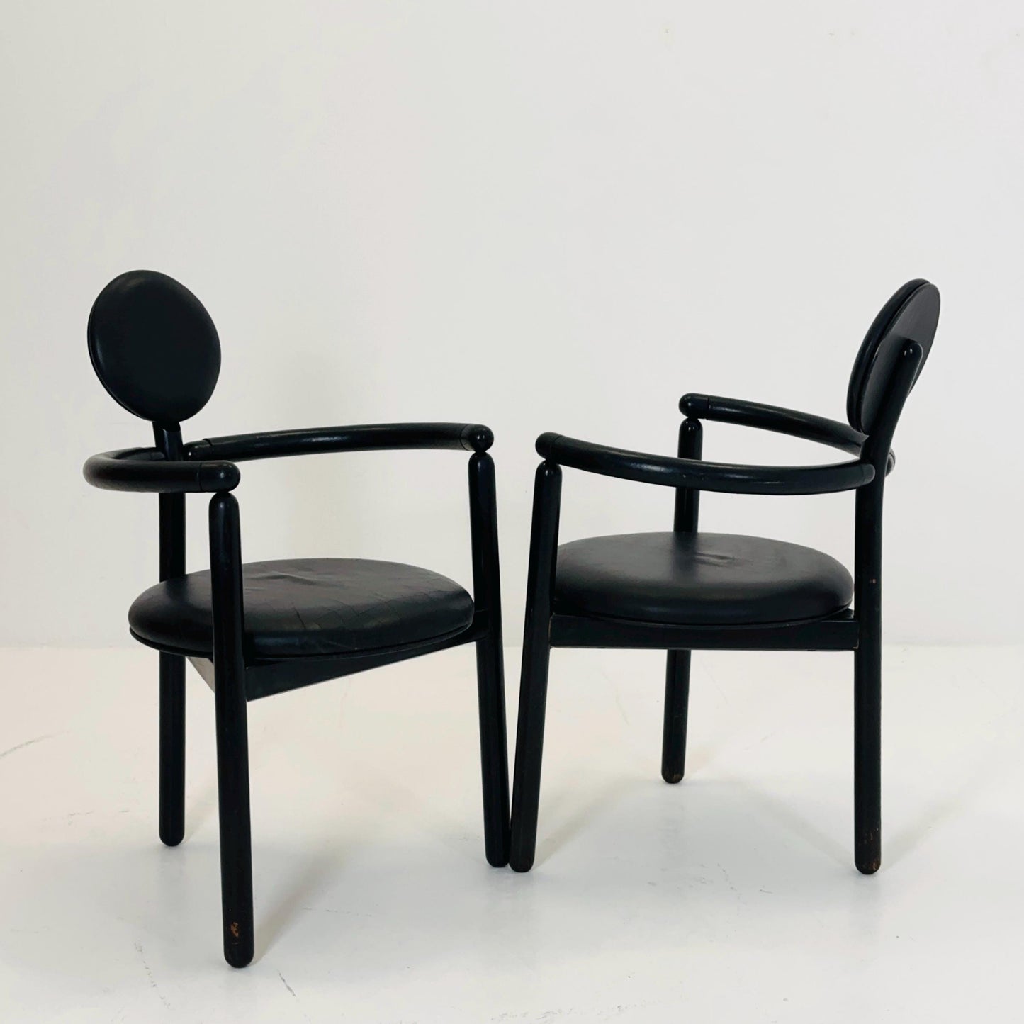 1 of 3 Mid Century Vico Magistretti ‘Pan’ Chair for Rosenthal | Memphis Style | 1980s Germany