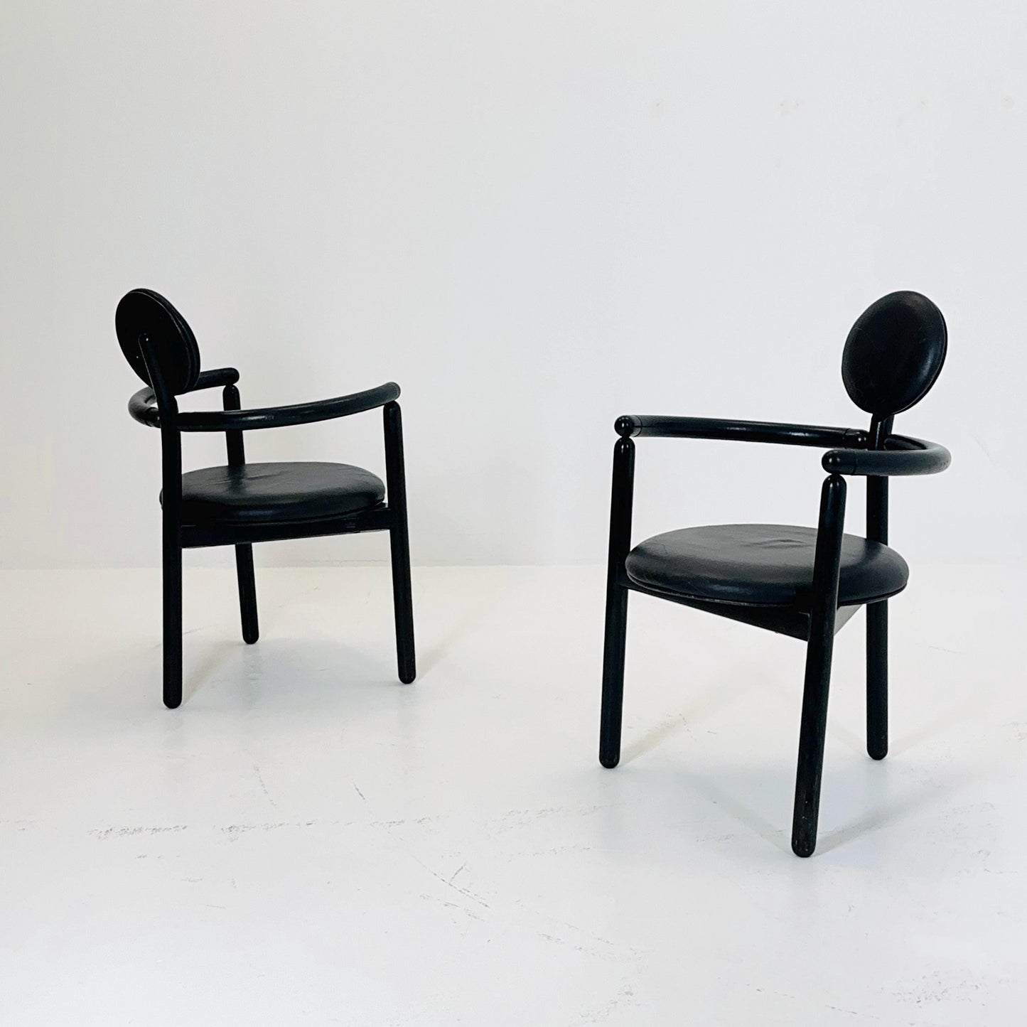 1 of 3 Mid Century Vico Magistretti ‘Pan’ Chair for Rosenthal | Memphis Style | 1980s Germany